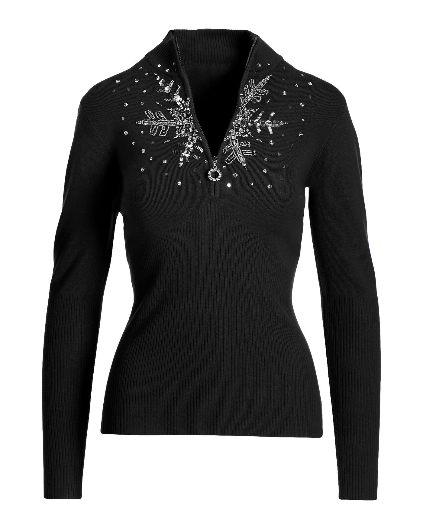 Black snowflake outlet sweater