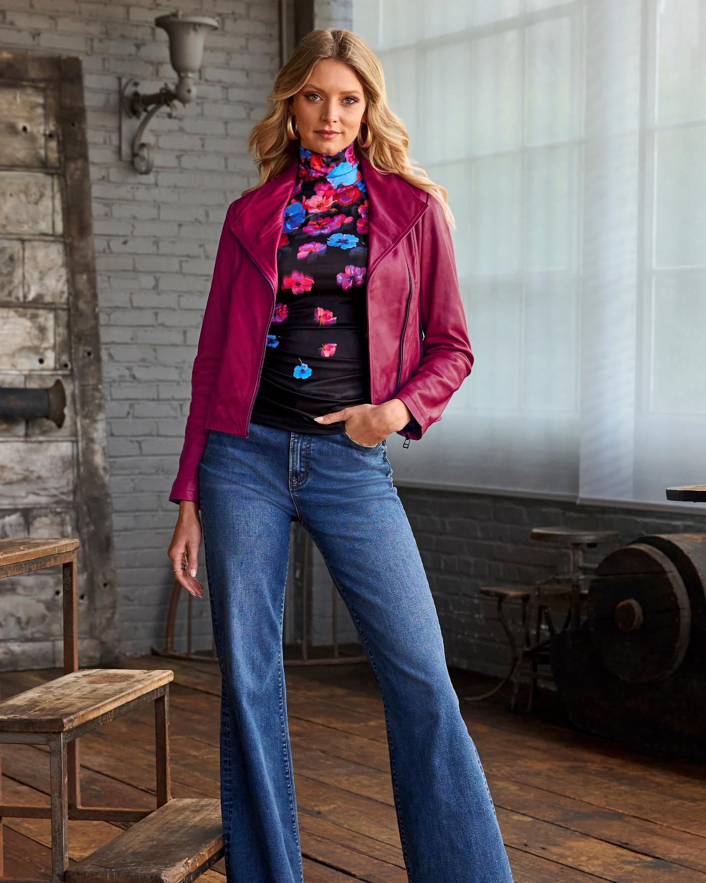 Boston proper leather jacket deals