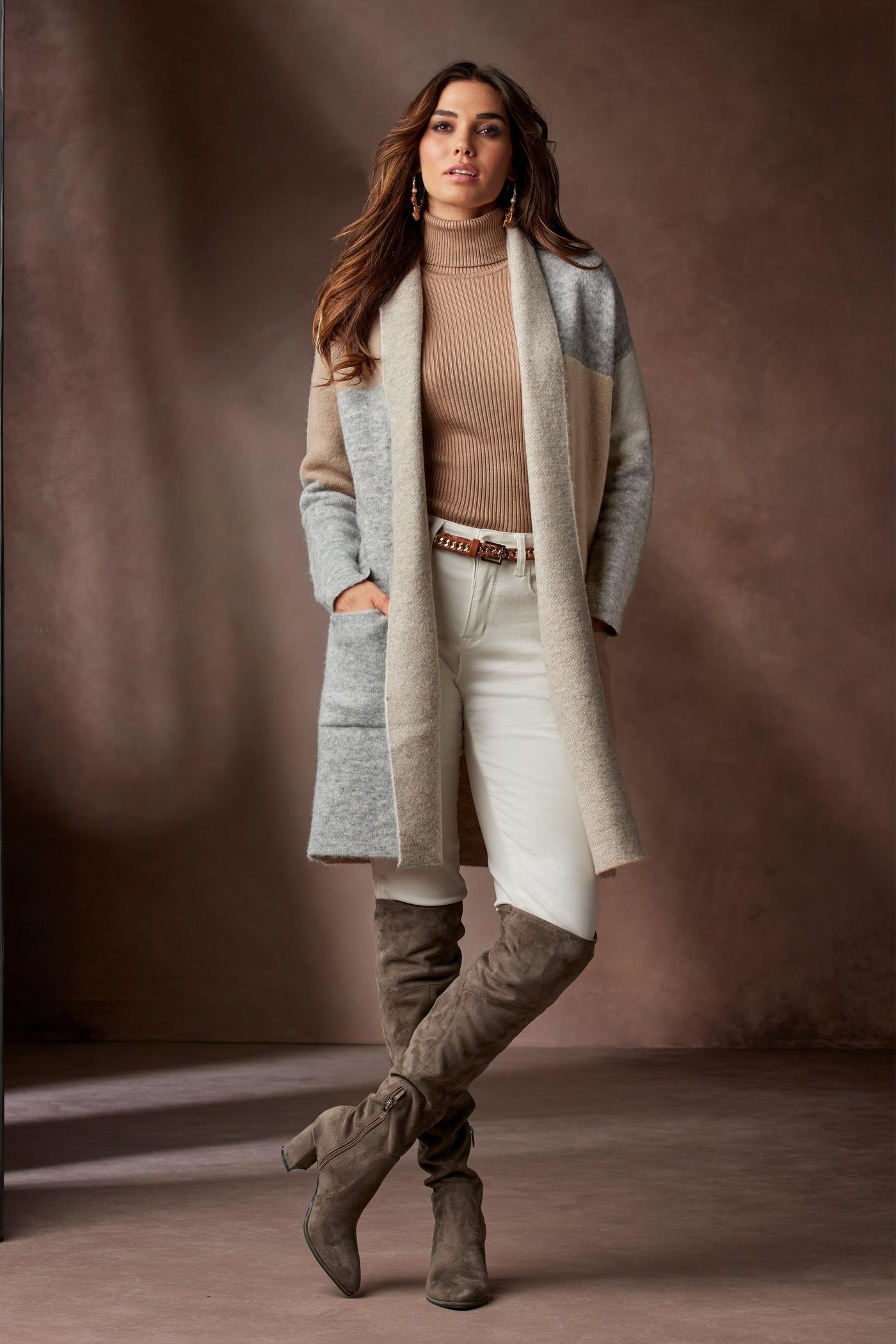 Marc fisher over 2024 the knee boots taupe