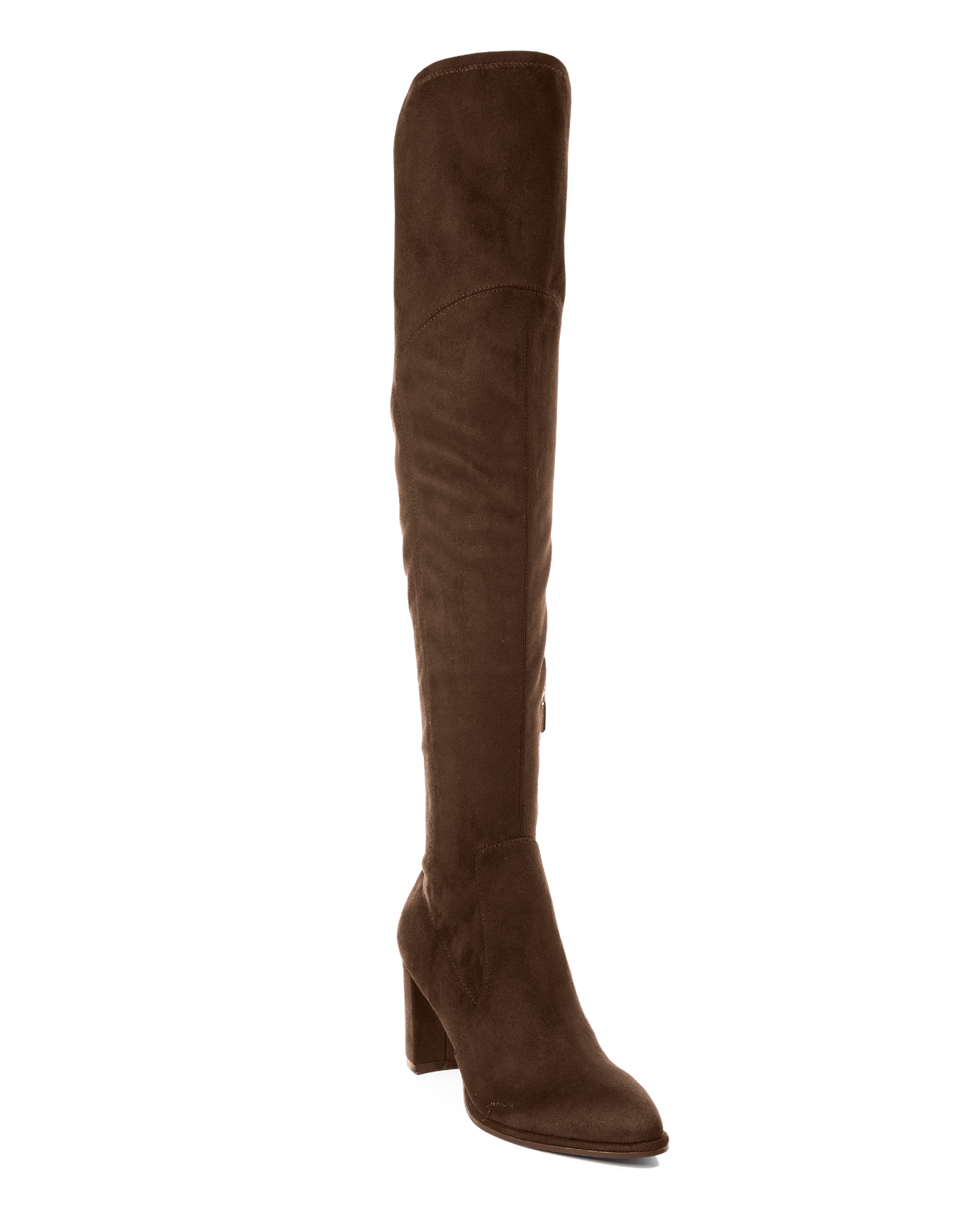 Brown over best sale the knee boots