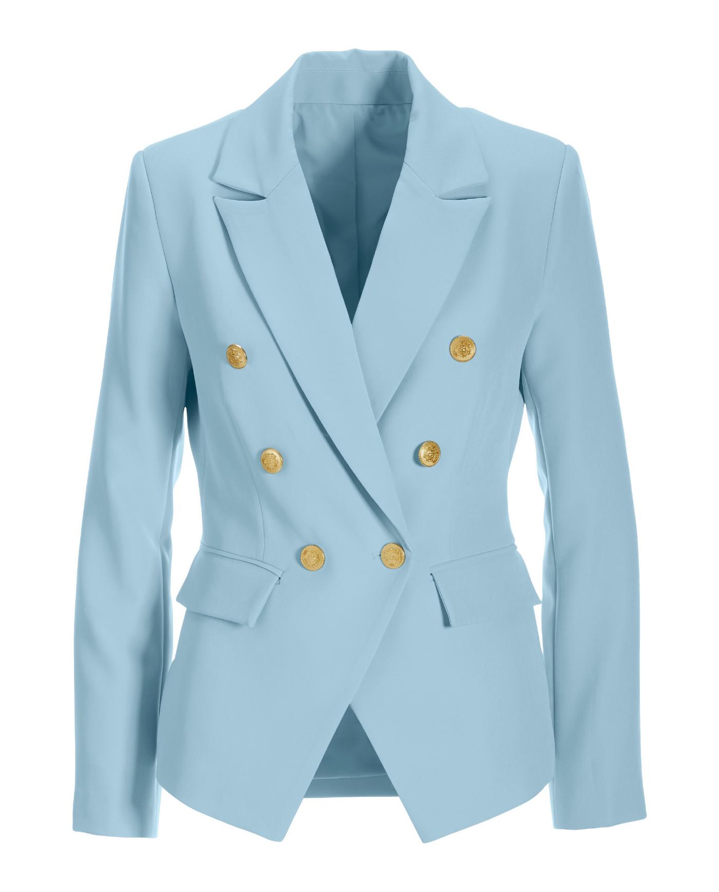 NWT Boston Proper Pastel Blue Coat shops Women's Size Medium M