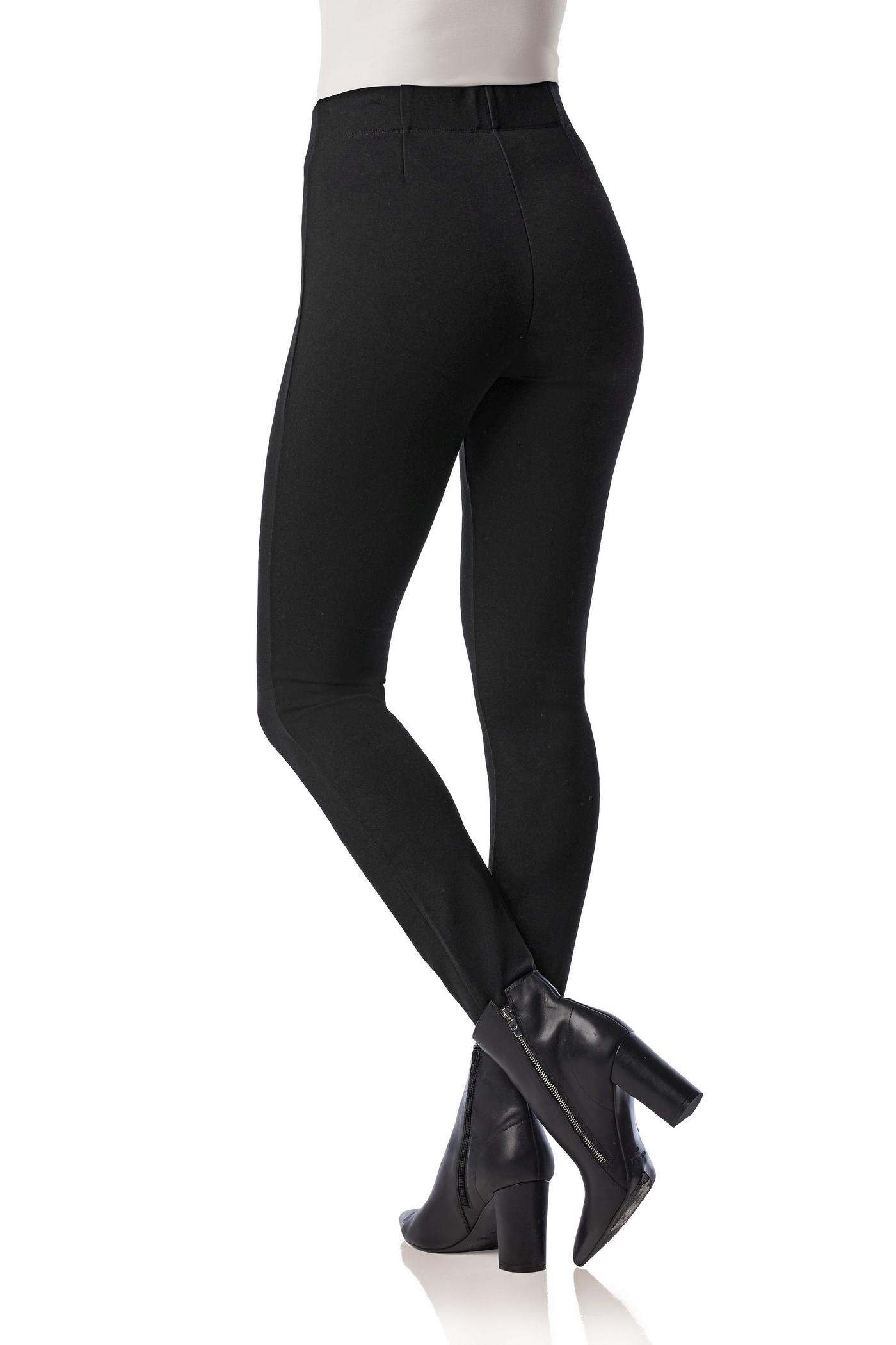 I-N-C Womens Ponte-Knit Casual Leggings, Black, 18W at  Women's  Clothing store