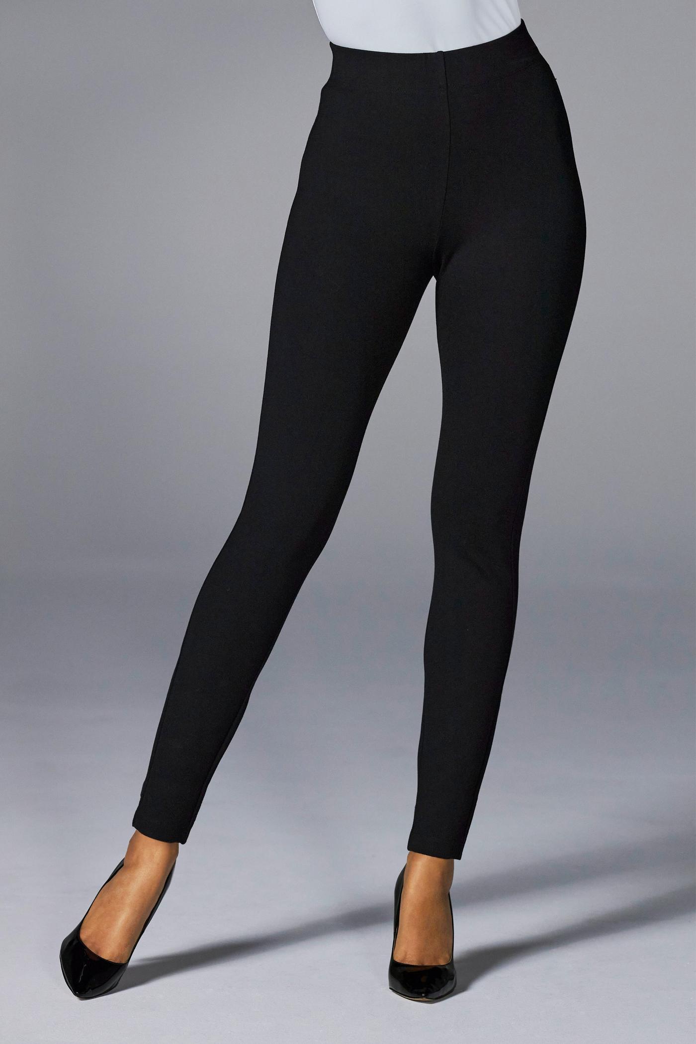 Buy Black Knitted Cotton Lycra Tights Online - W for Woman