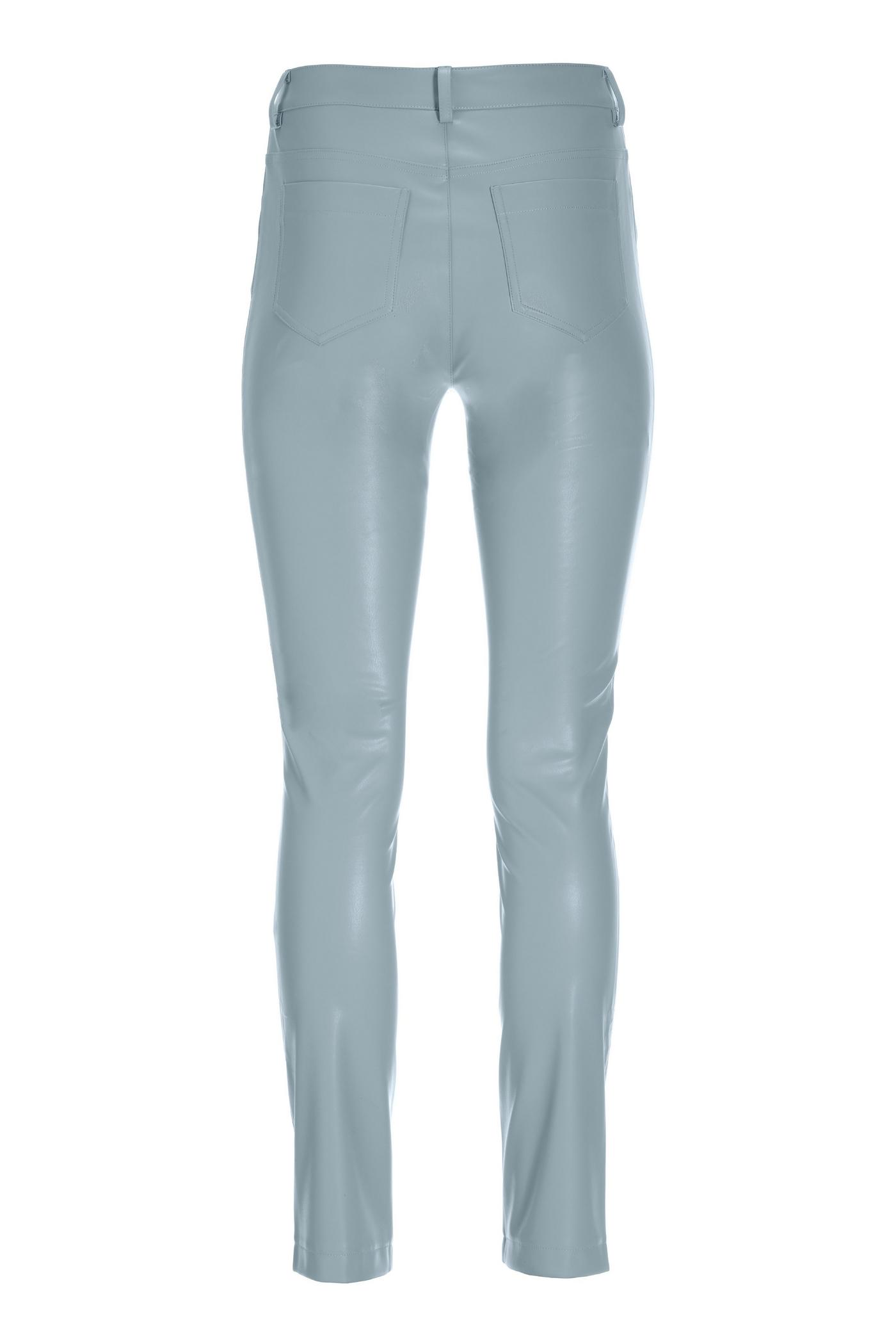 Baby blue leather pants hot sale