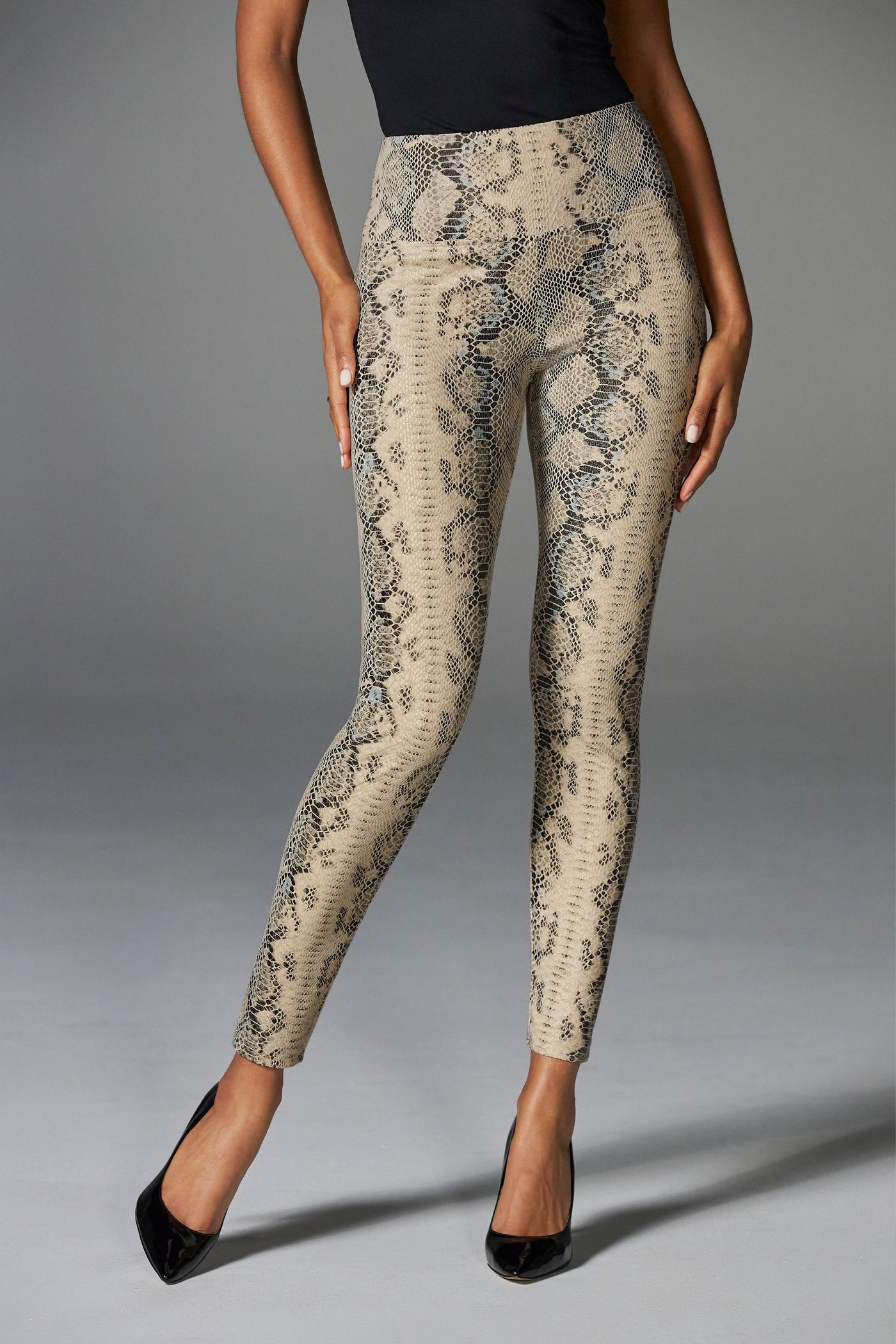 Leather snake outlet leggings