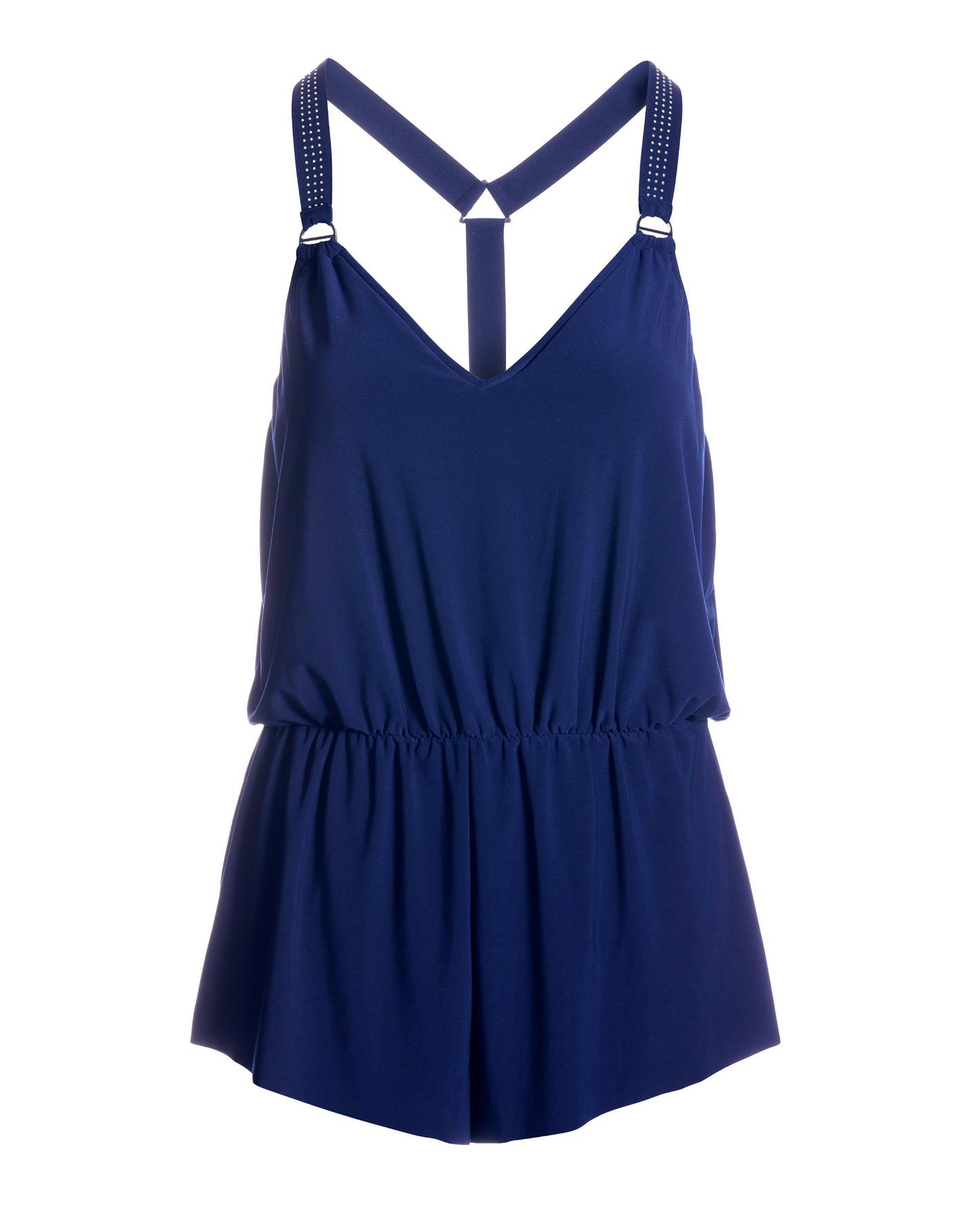 Buy FUNFIT Sweetheart Swim Romper in Cobalt Blue (XS - 2XL) 2024 Online