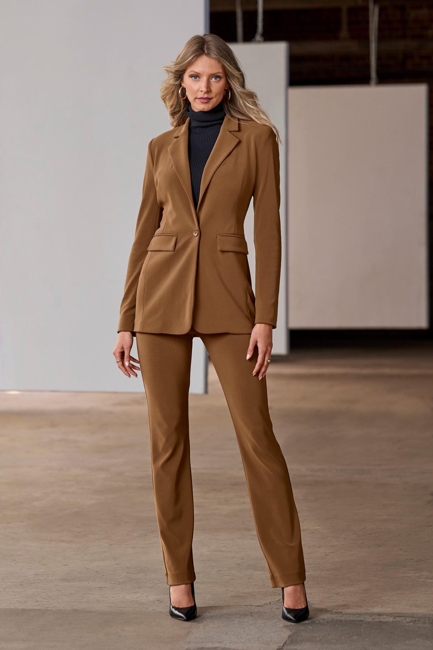 Beyond Travel Classic Boyfriend Blazer Jacket Dachshund