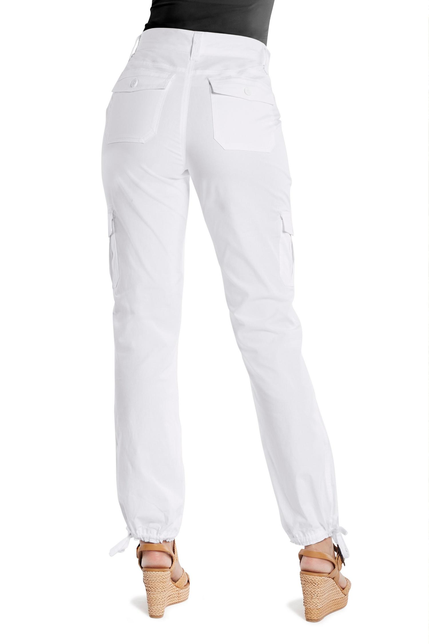 Convertible Cargo Pant - White | Boston Proper