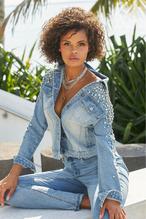 The Juni Embellished Denim Jacket