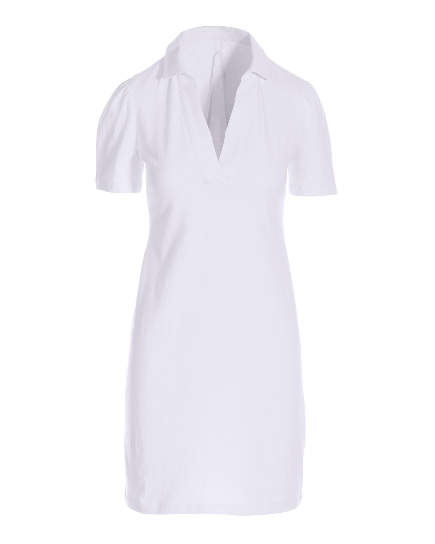Boston Proper - White - Casual Polo Dress - Small