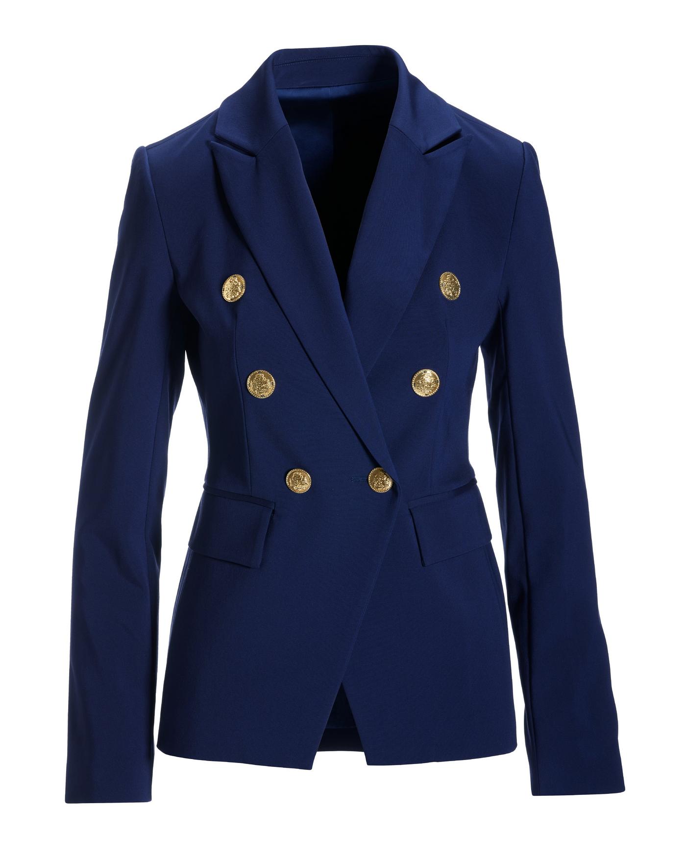 Modern Double-Breasted Blazer - Navy