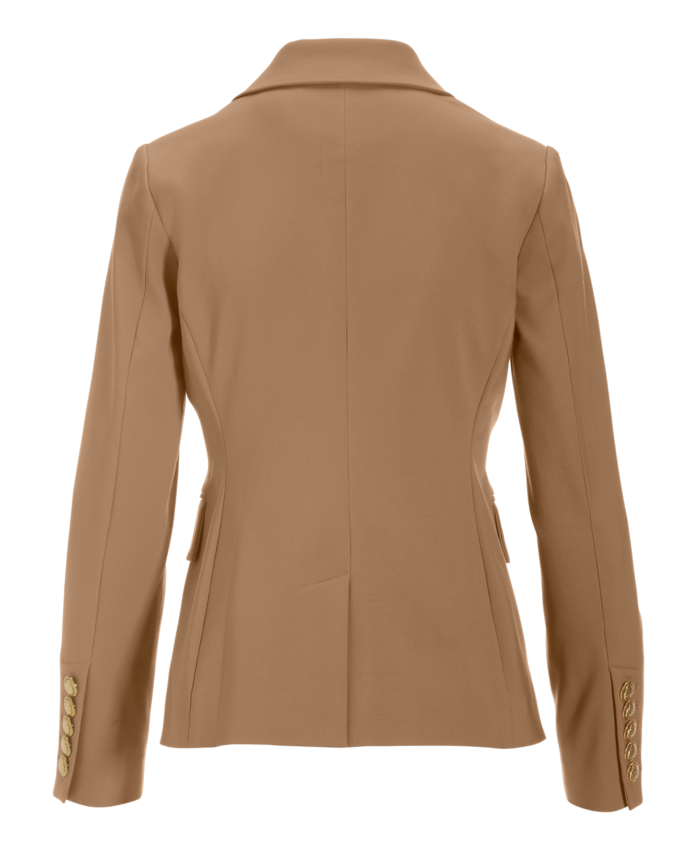 Modern Double-Breasted Blazer - Camel