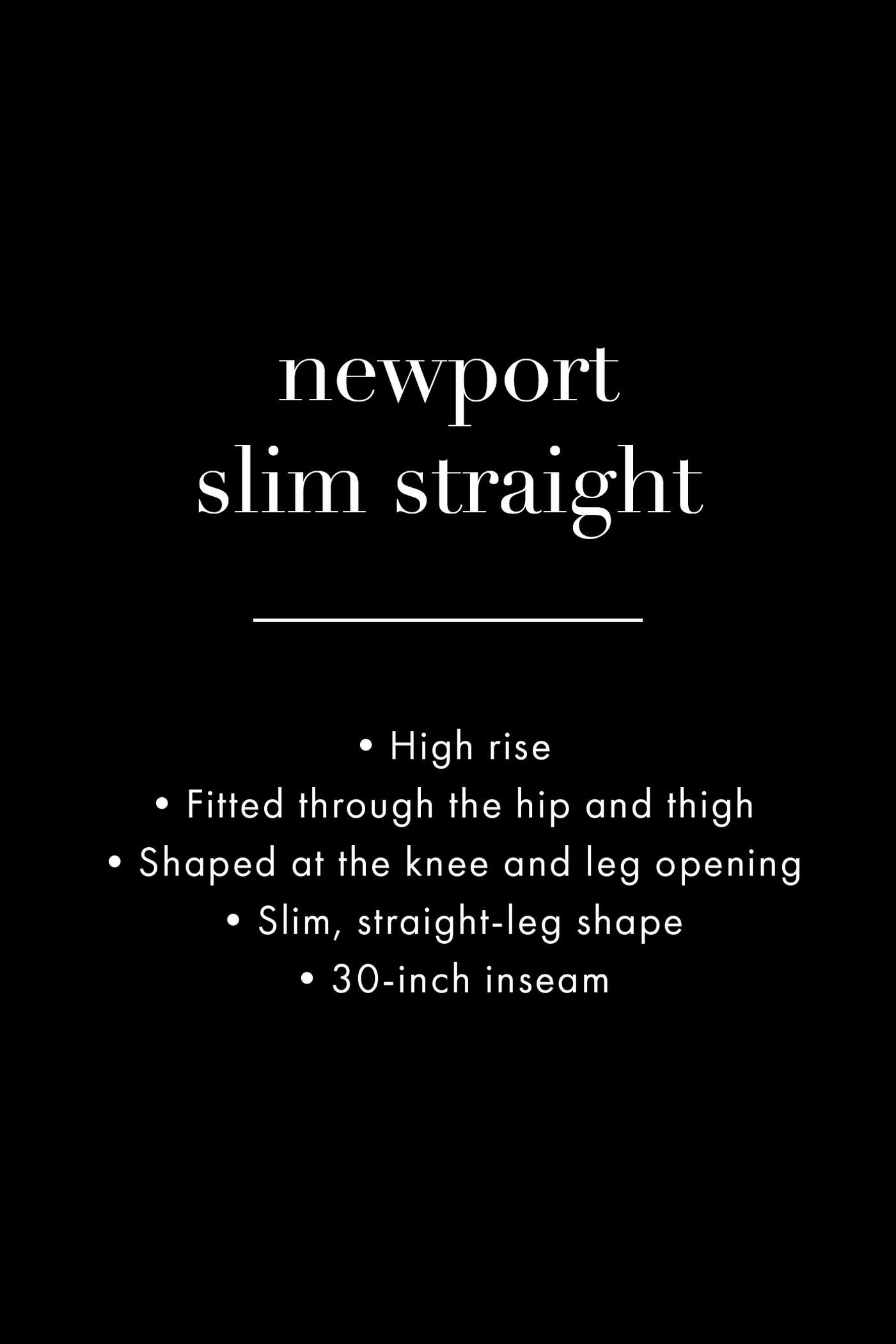 Proper High-Rise Slim Straight-Leg Jean - White | Boston Proper