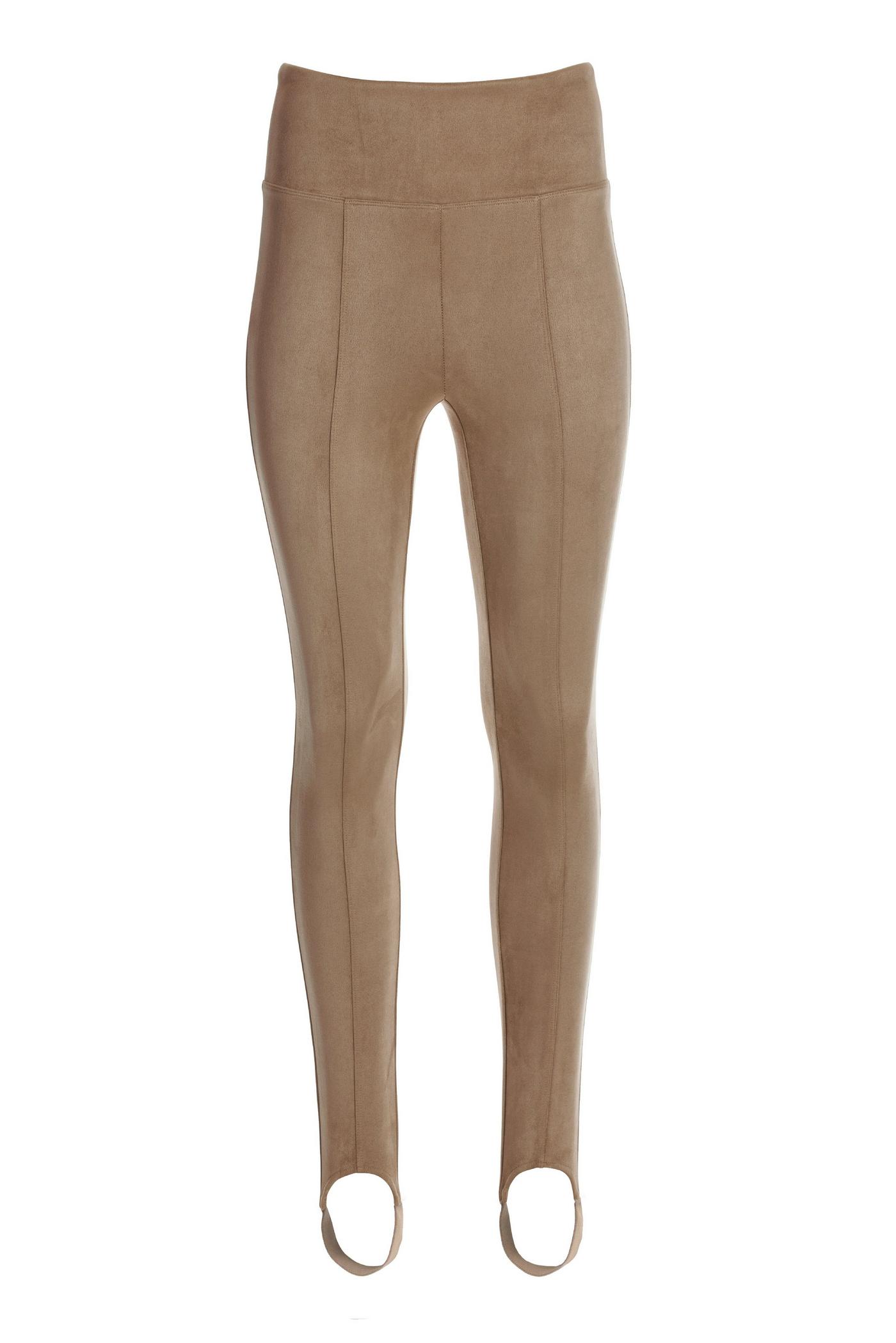 Faux Suede Stirrup Legging Taupe Boston Proper