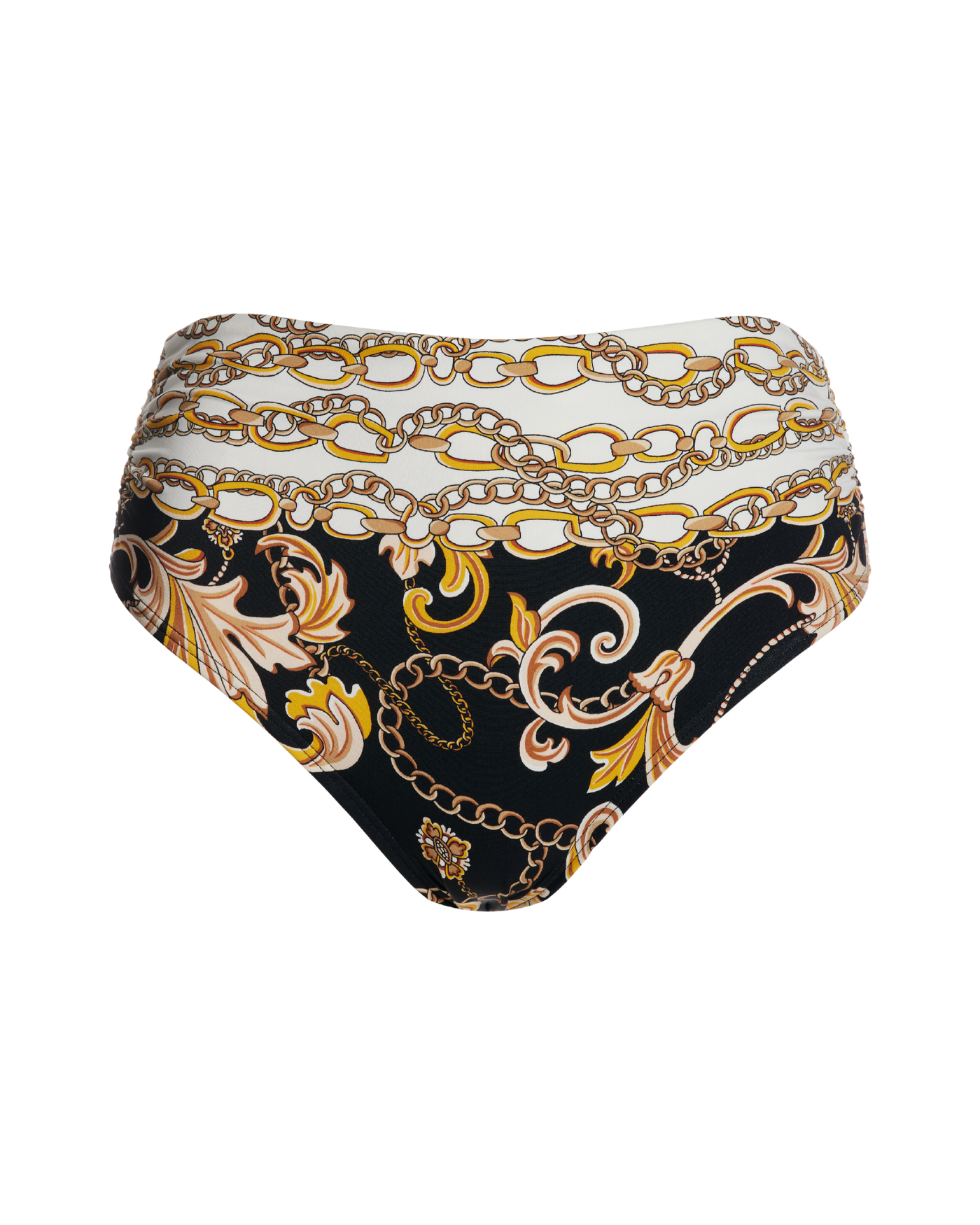 Black and gold high waisted bikini deals
