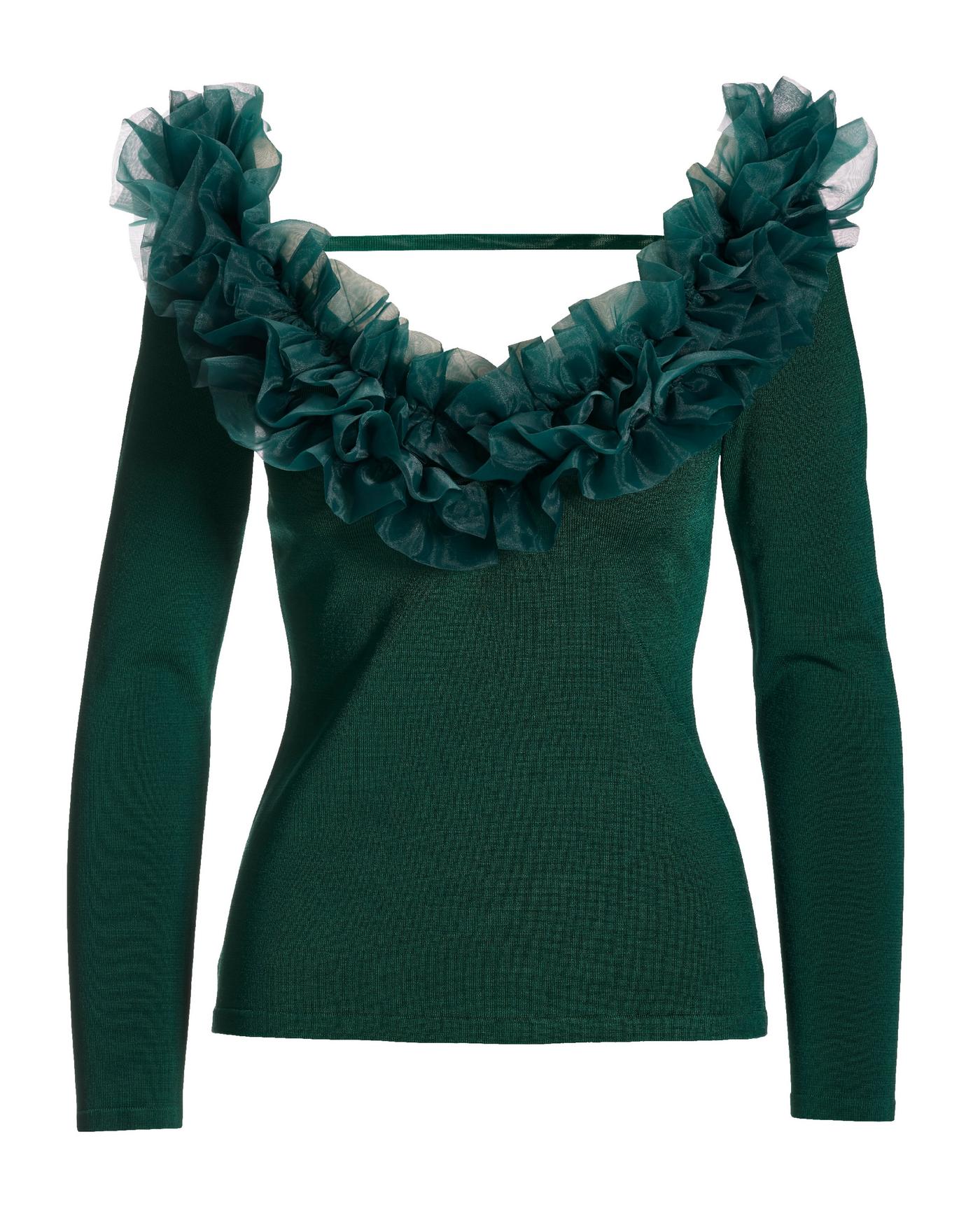 Scuba Knit Crop Top With Ruffle-Waist Pants Set – Natasha's Deals