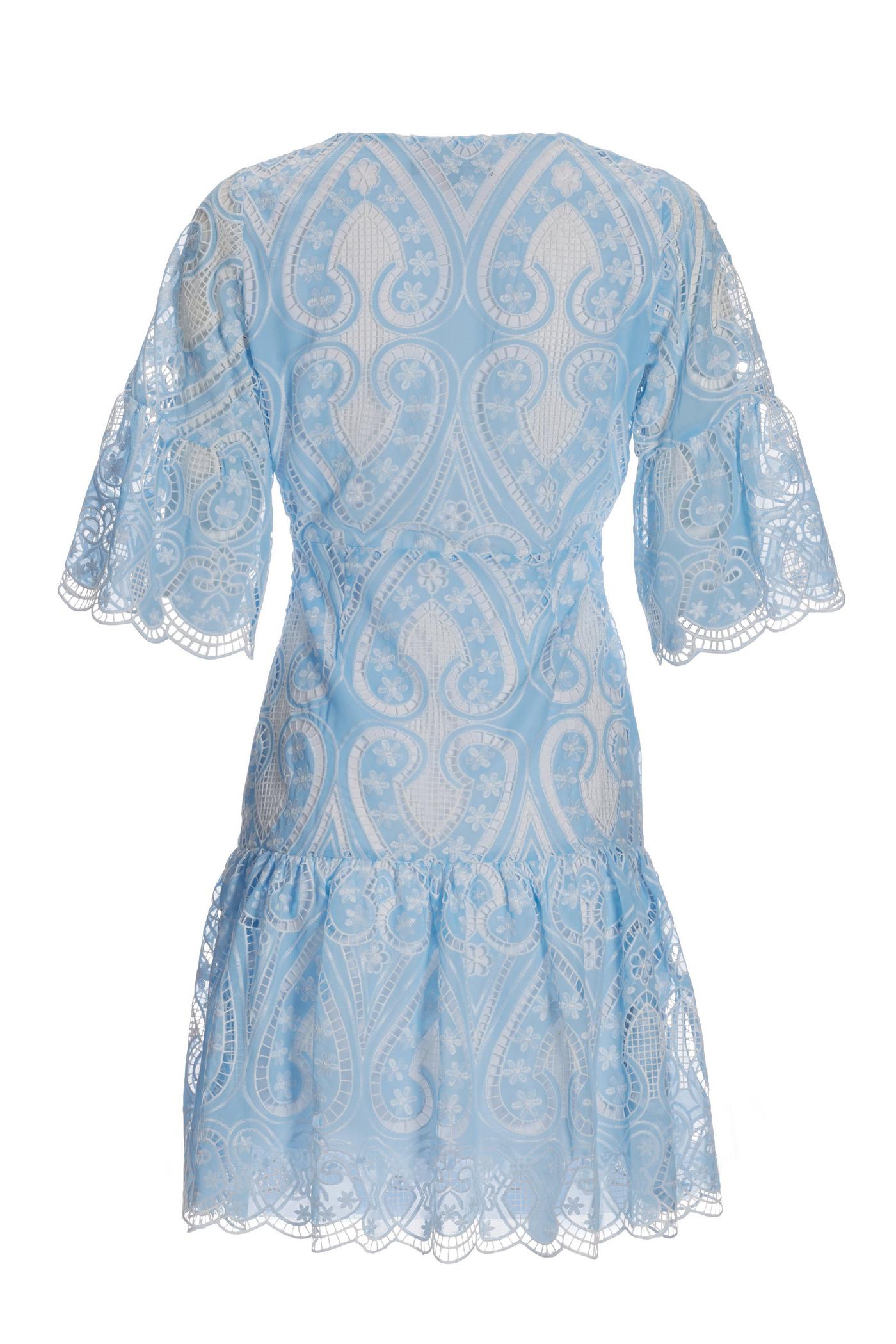 Saylor darian blue lace cheap dress