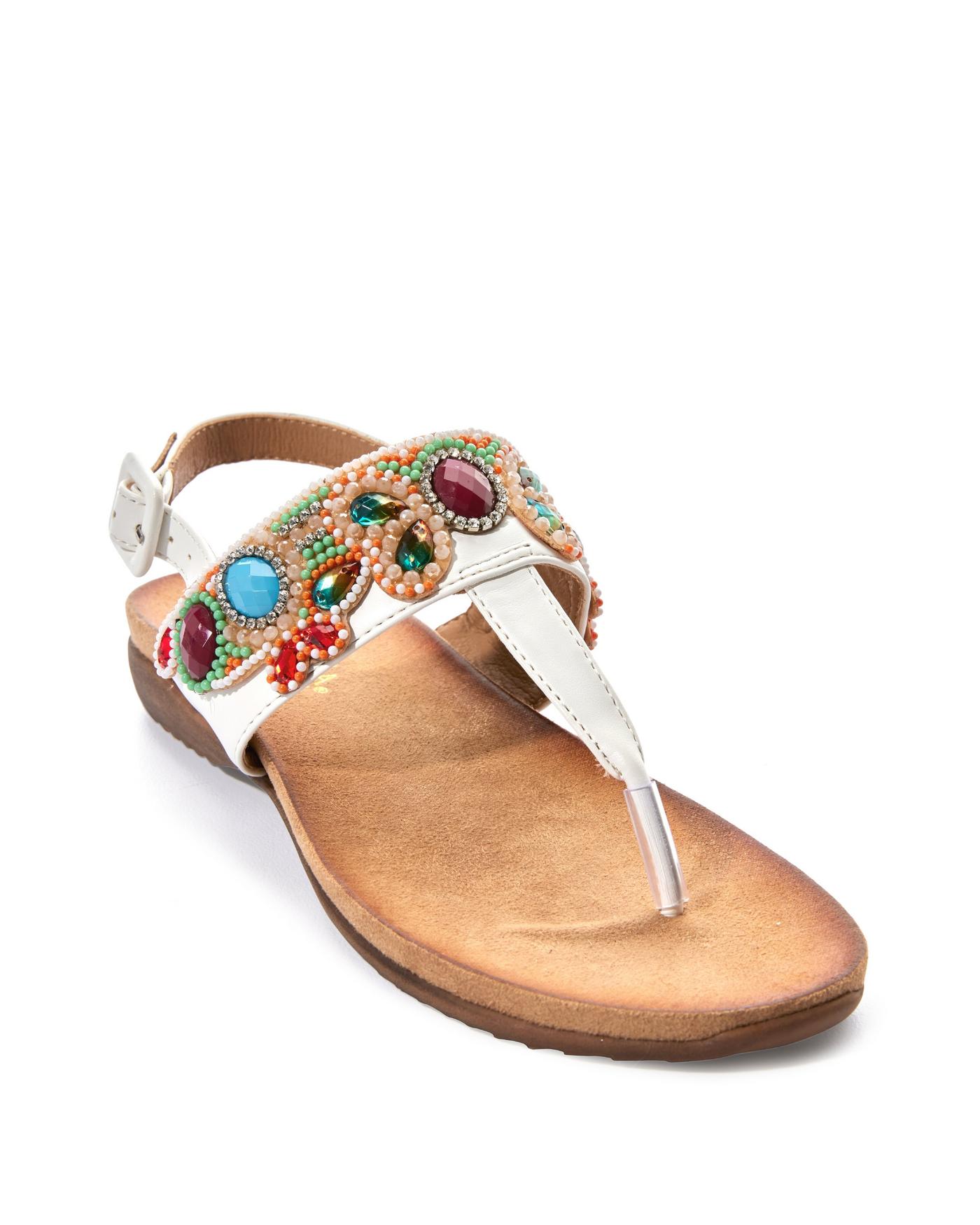 Gem on sale embellished sandals