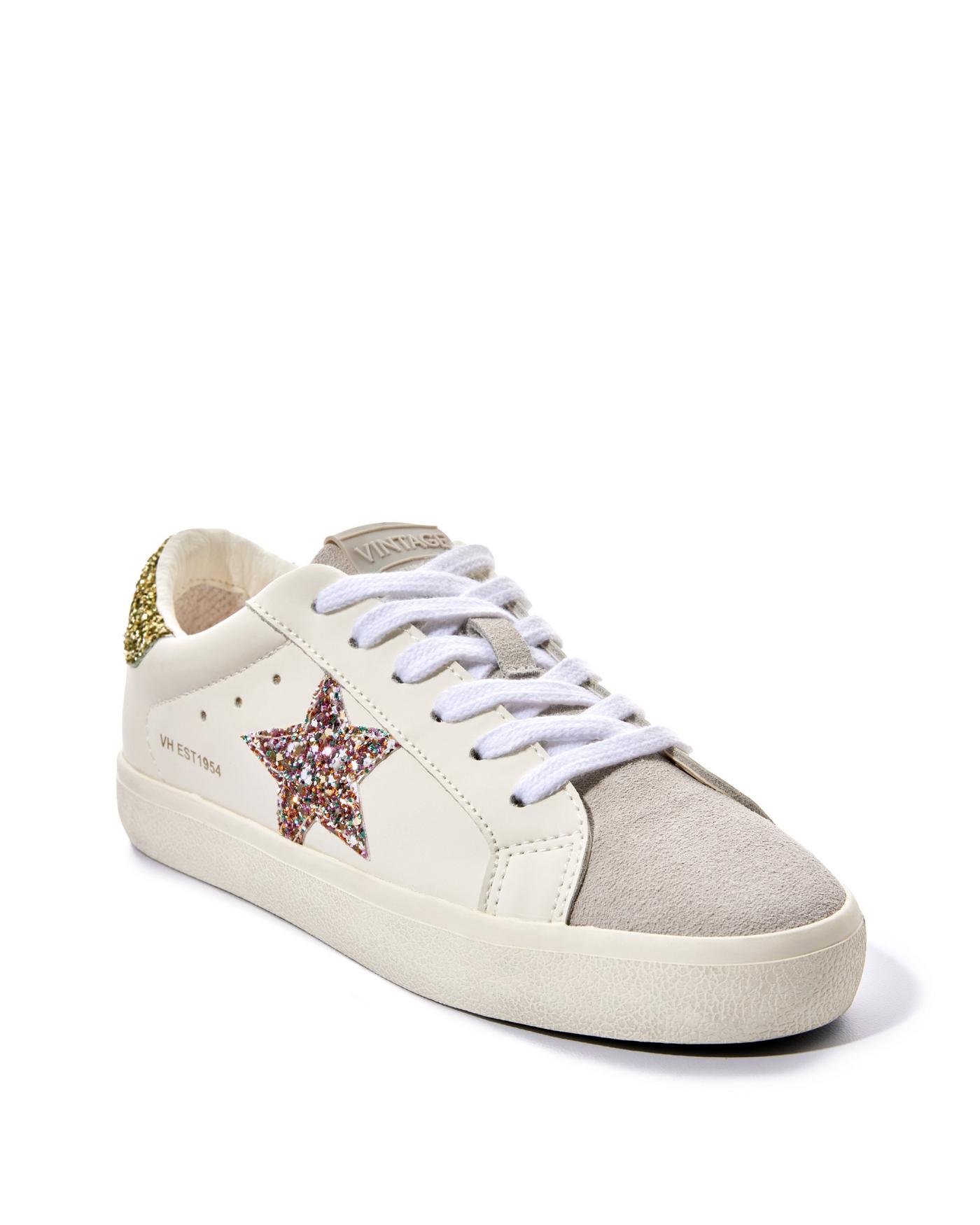 Naturino Rose Corduroy Double Velcro Sneaker with Star- Annie – A