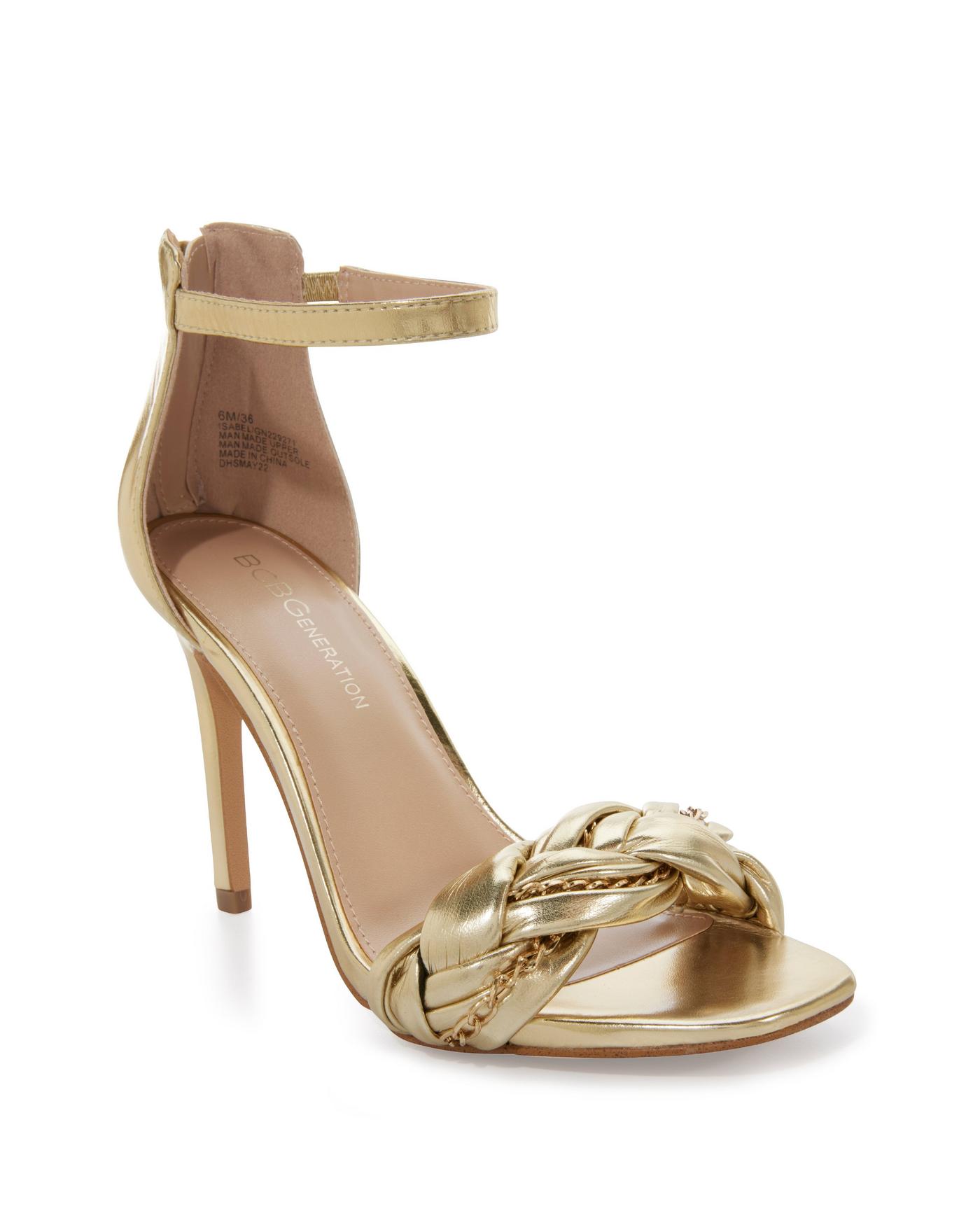 Bcbg gold fashion shoes