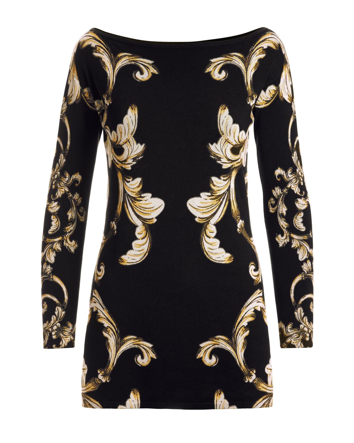 Gold tunic sweater hotsell