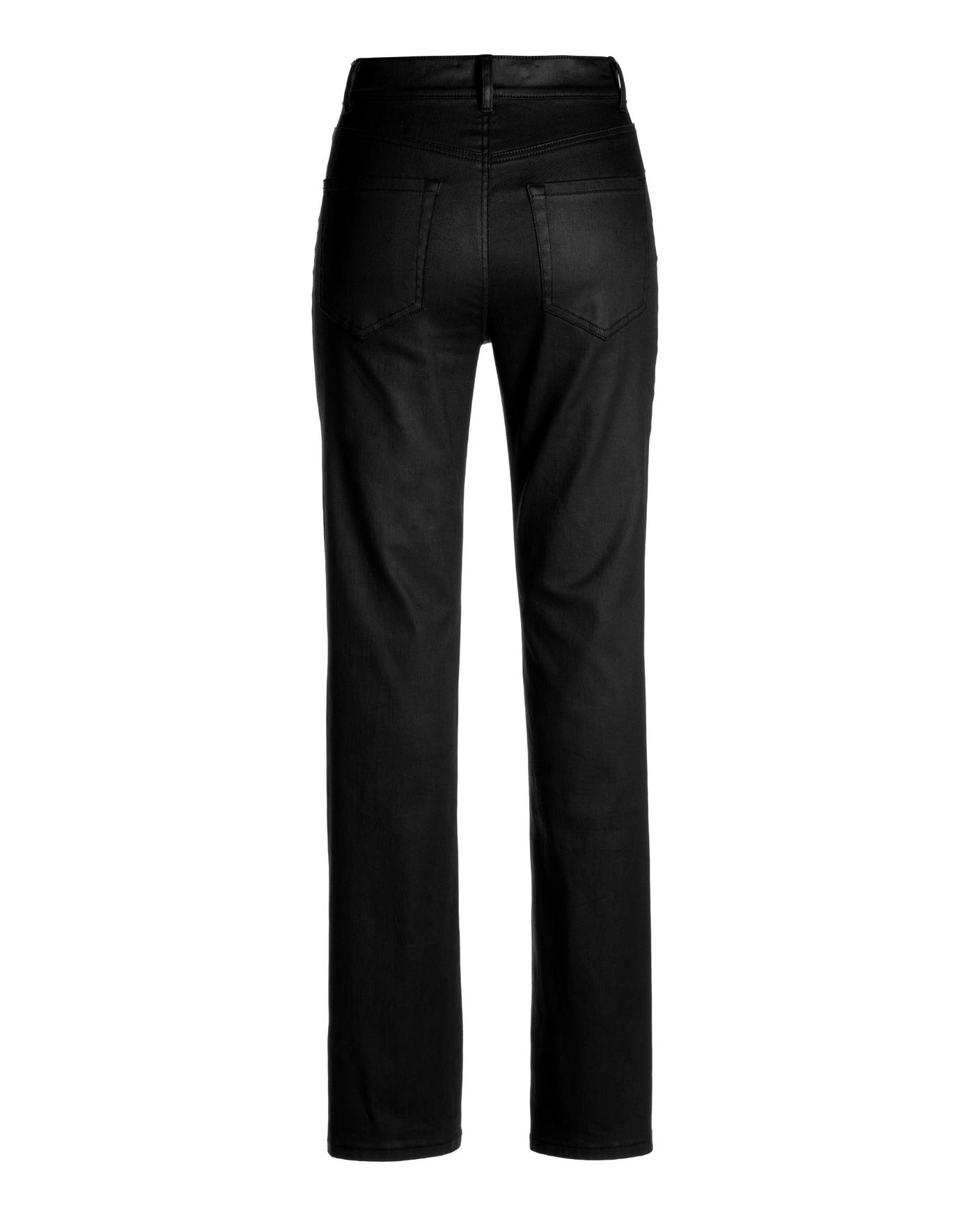 ana Womens Pants Size 12 Black High Rise Straight Button Fly Chino Bottoms