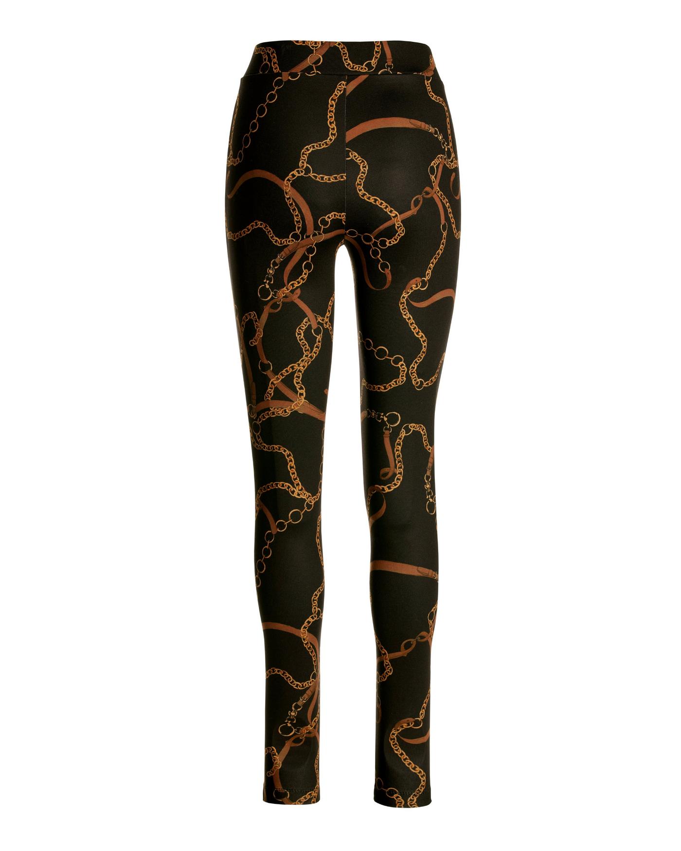 Snake Print Ponte Leggings