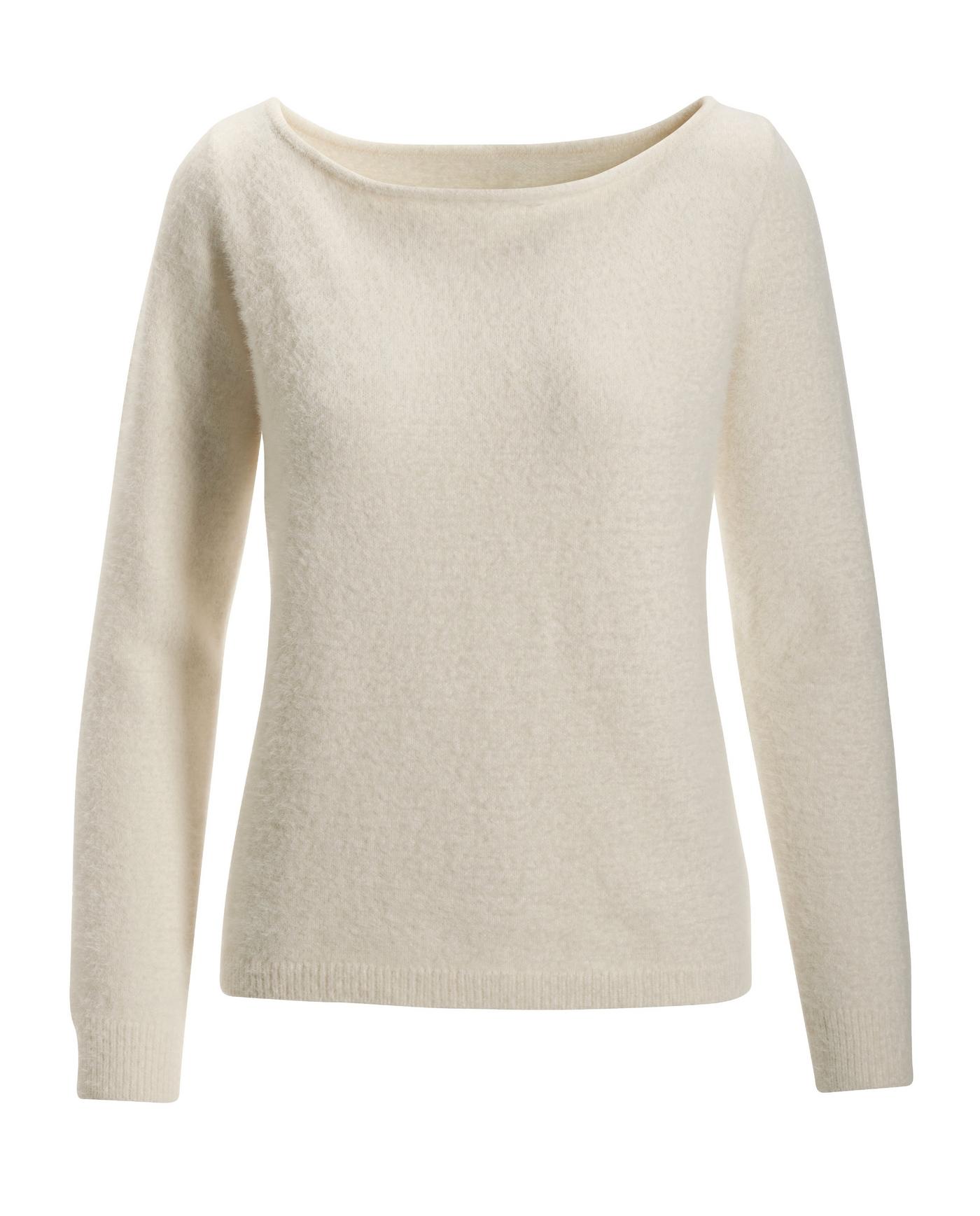 White slouchy cheap jumper