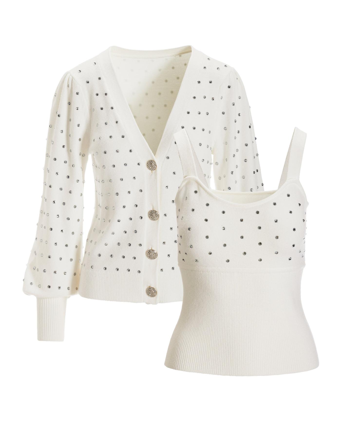 White button 2024 up cardigan