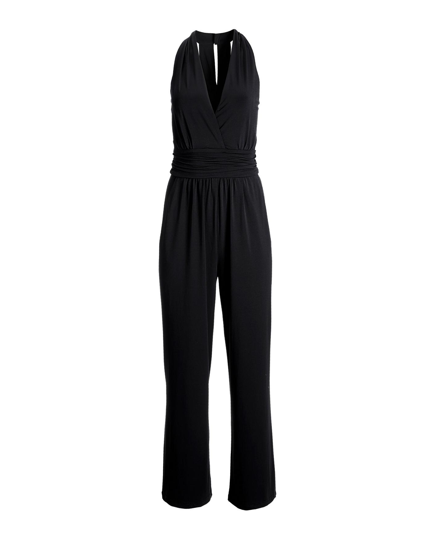 Buy DressBerry Black Solid Culotte Jumpsuit - Jumpsuit for Women 2330759