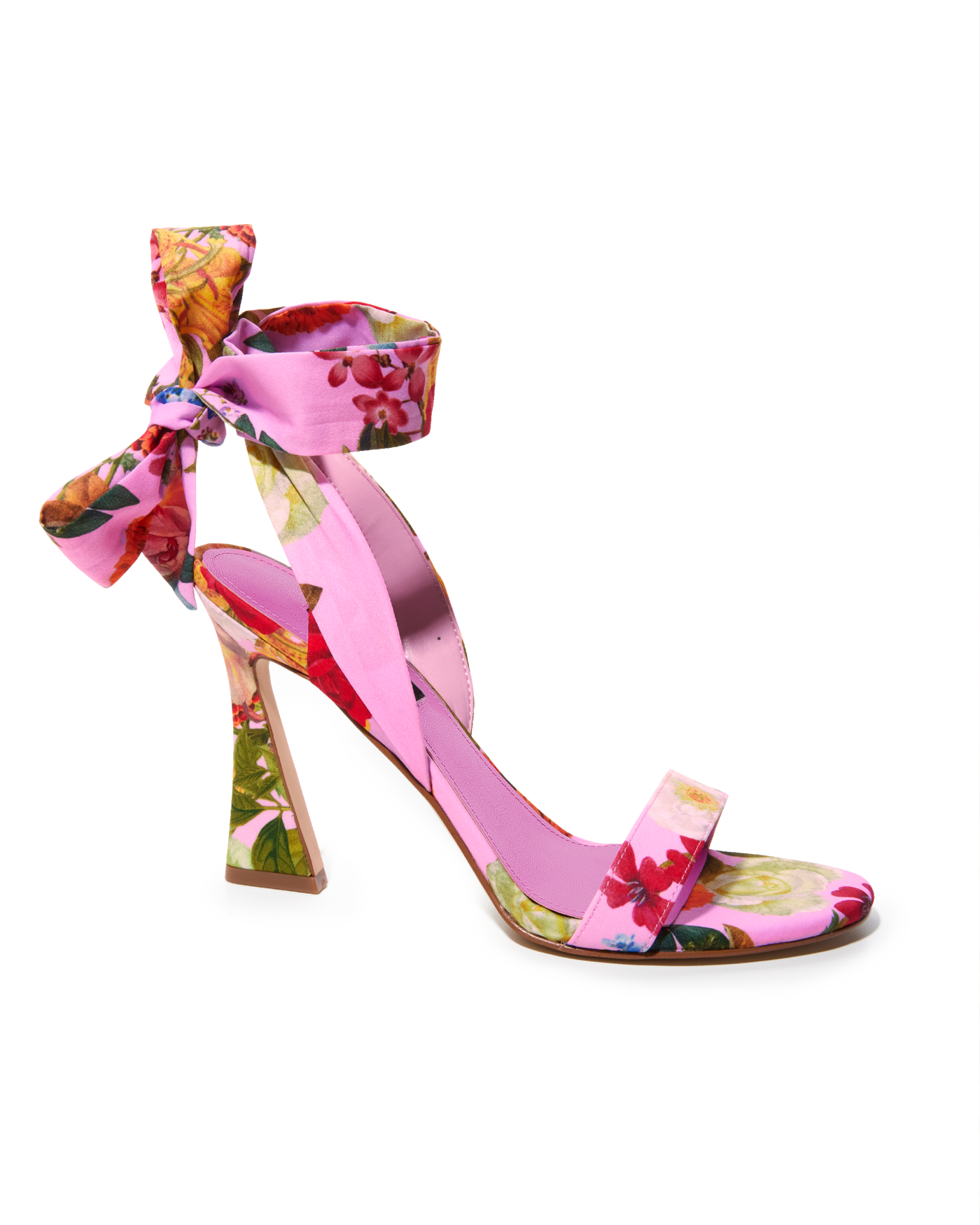 Hot pink floral heels hot sale