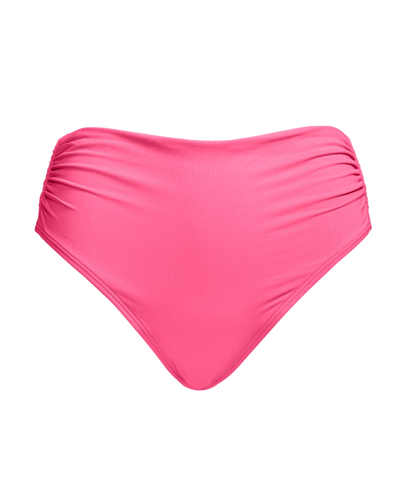 Swim Sense High-Waisted Bikini Bottom Azalea Pink