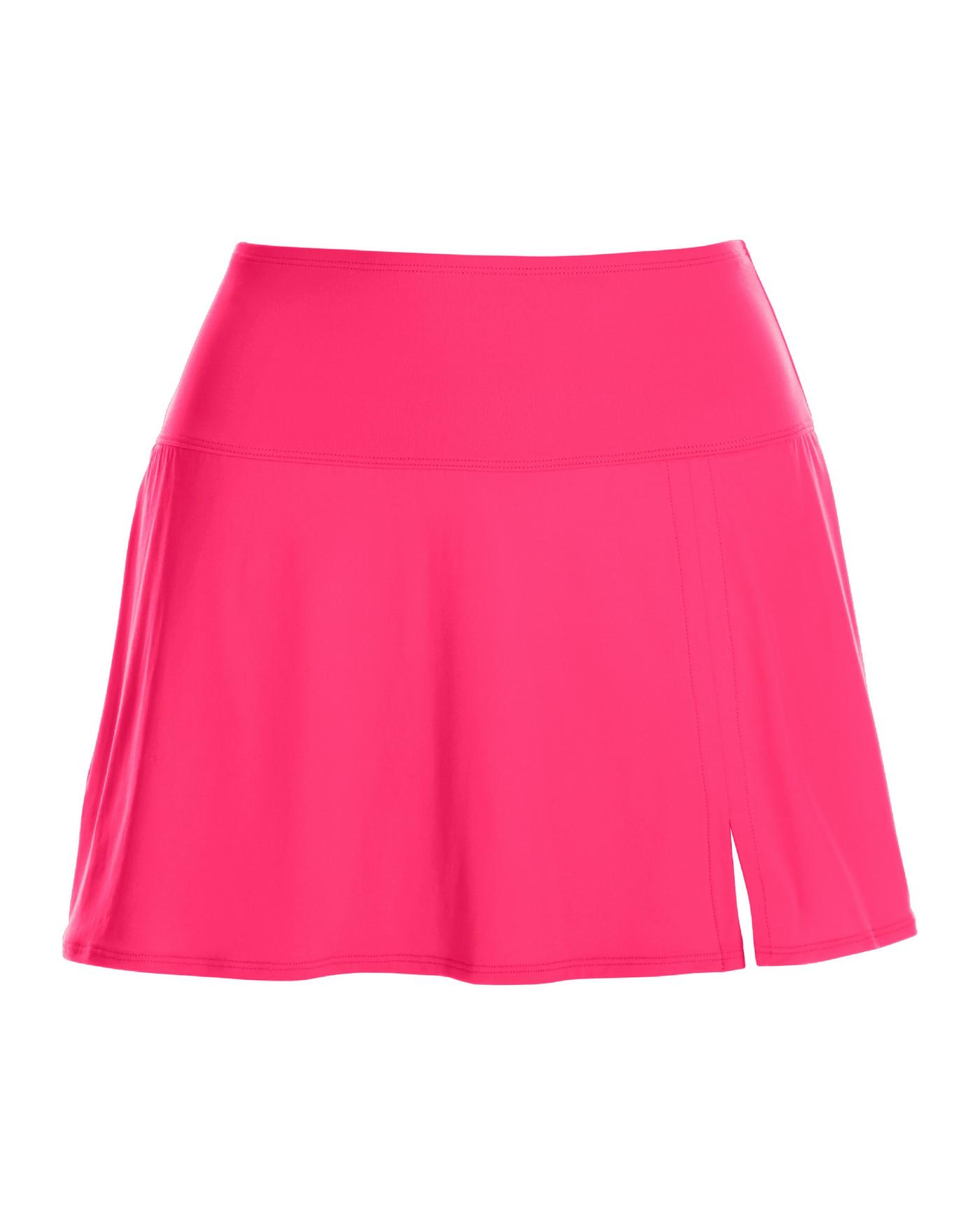 ◎BADBLOOD◎ Jersey Flare Skirt Sunset w-skt22-002 Swim Sense High-Waisted Skirted Bottom - Fandango Pink