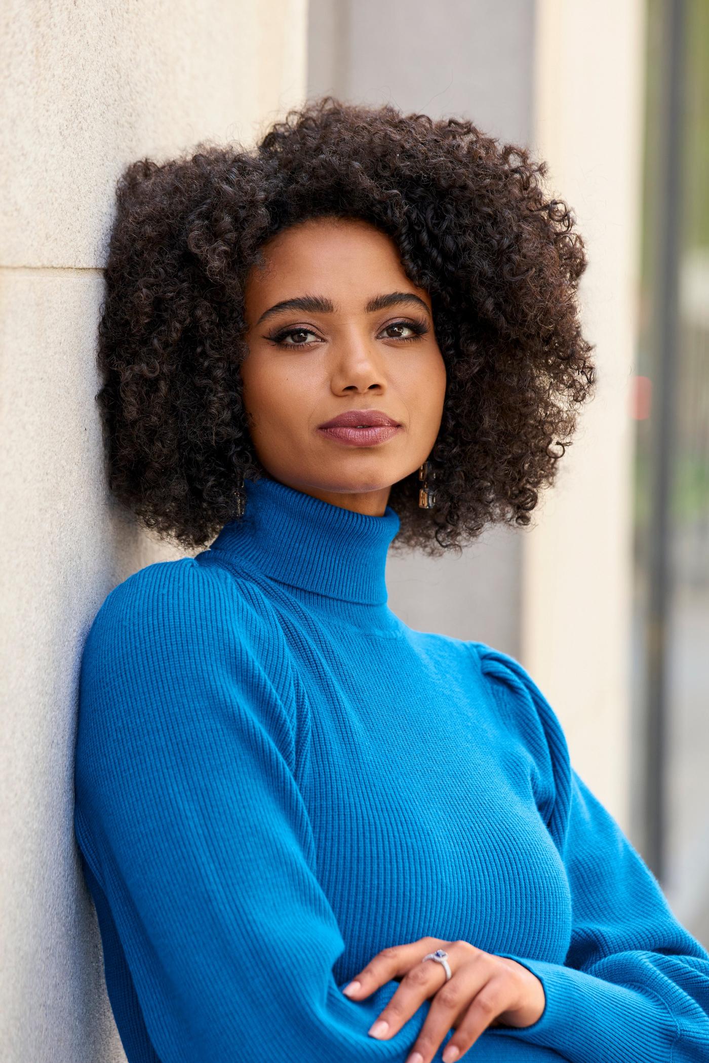 Puff Sleeve Turtleneck Sweater - Directoire Blue | Boston Proper