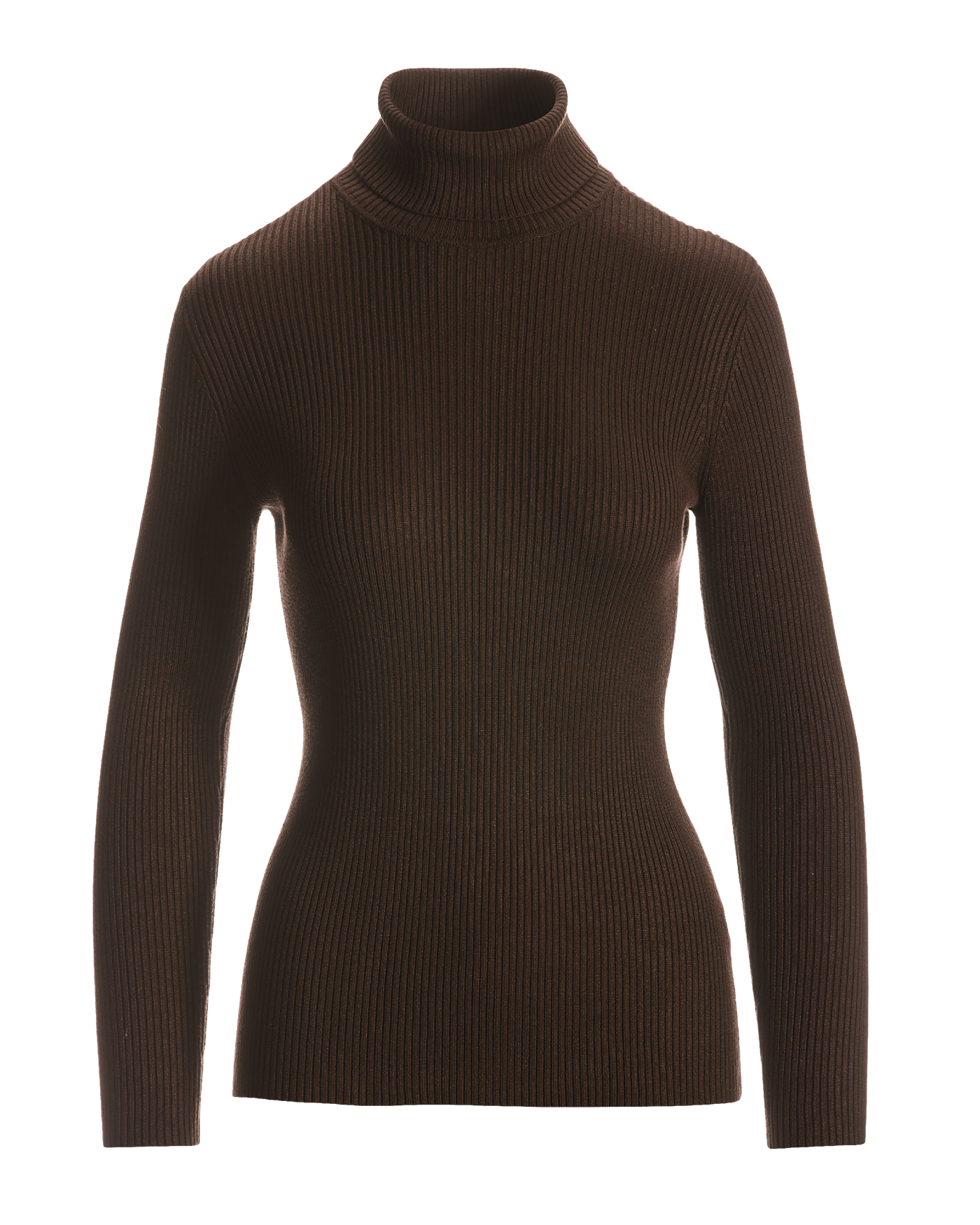 Ribbed Turtleneck Sweater - Safari Brown | Boston Proper