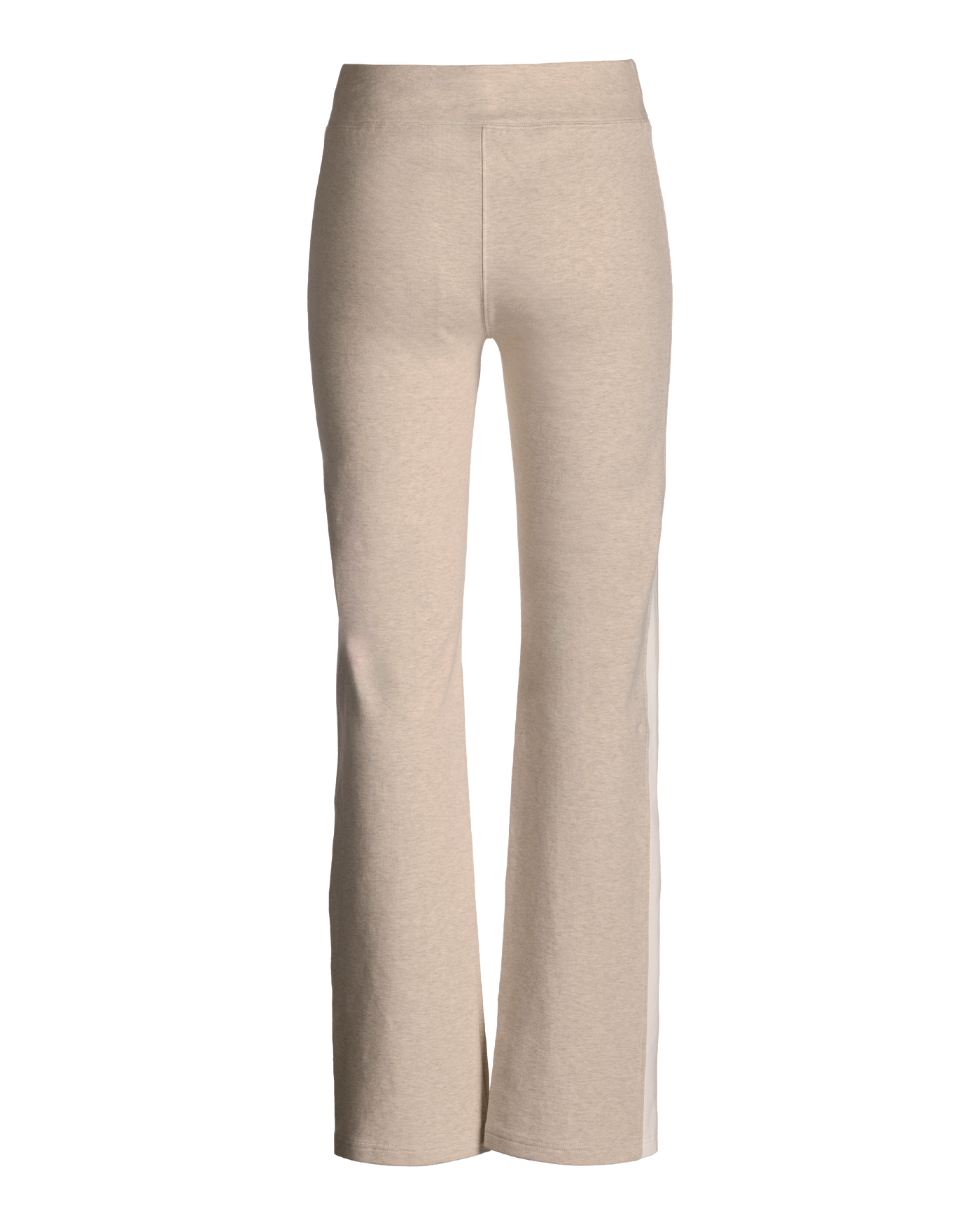 Chic Zippered Sport Coordinate Set Heathered Oatmeal