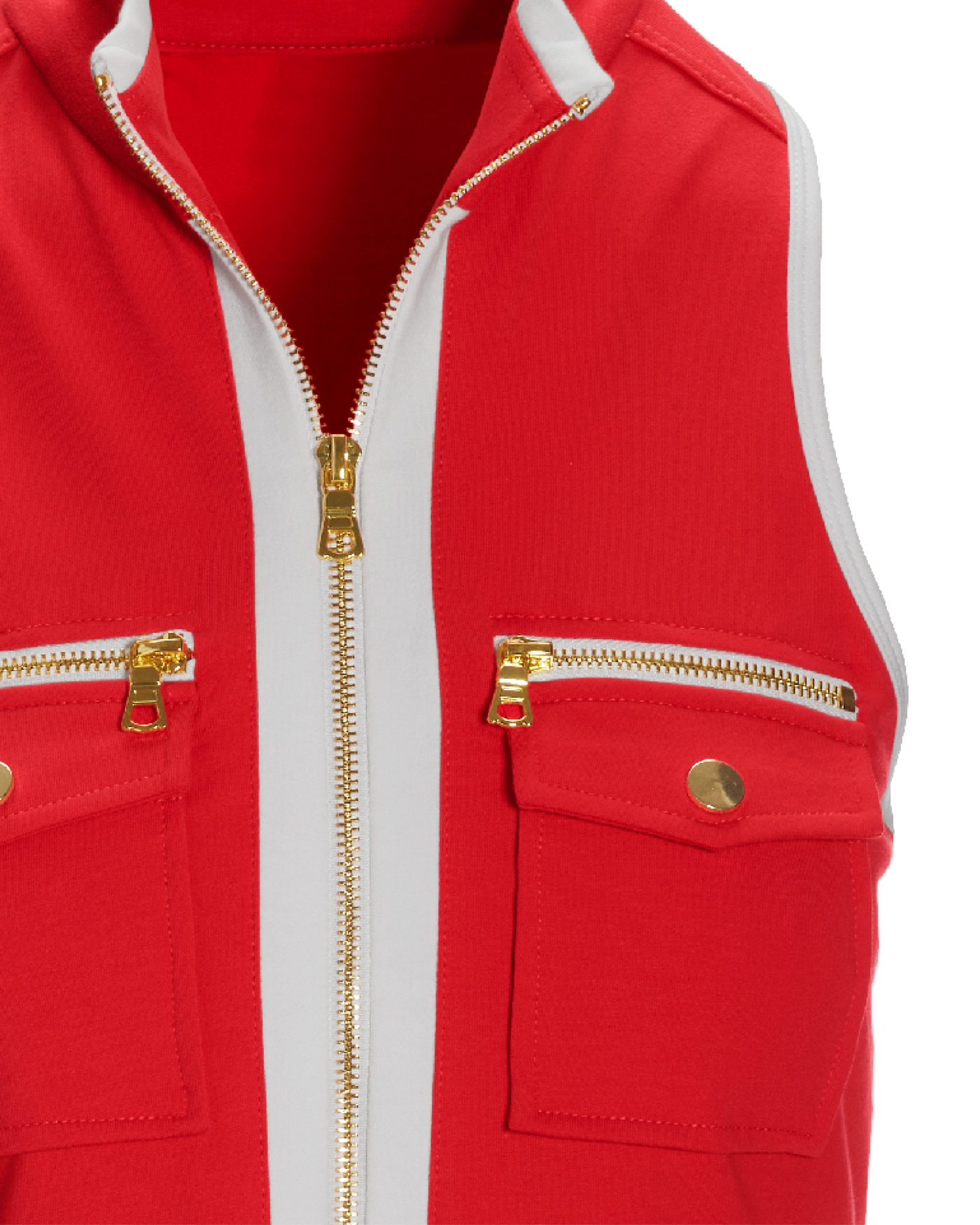 Sleeveless Chic Zip Dress - Racing Red | Boston Proper