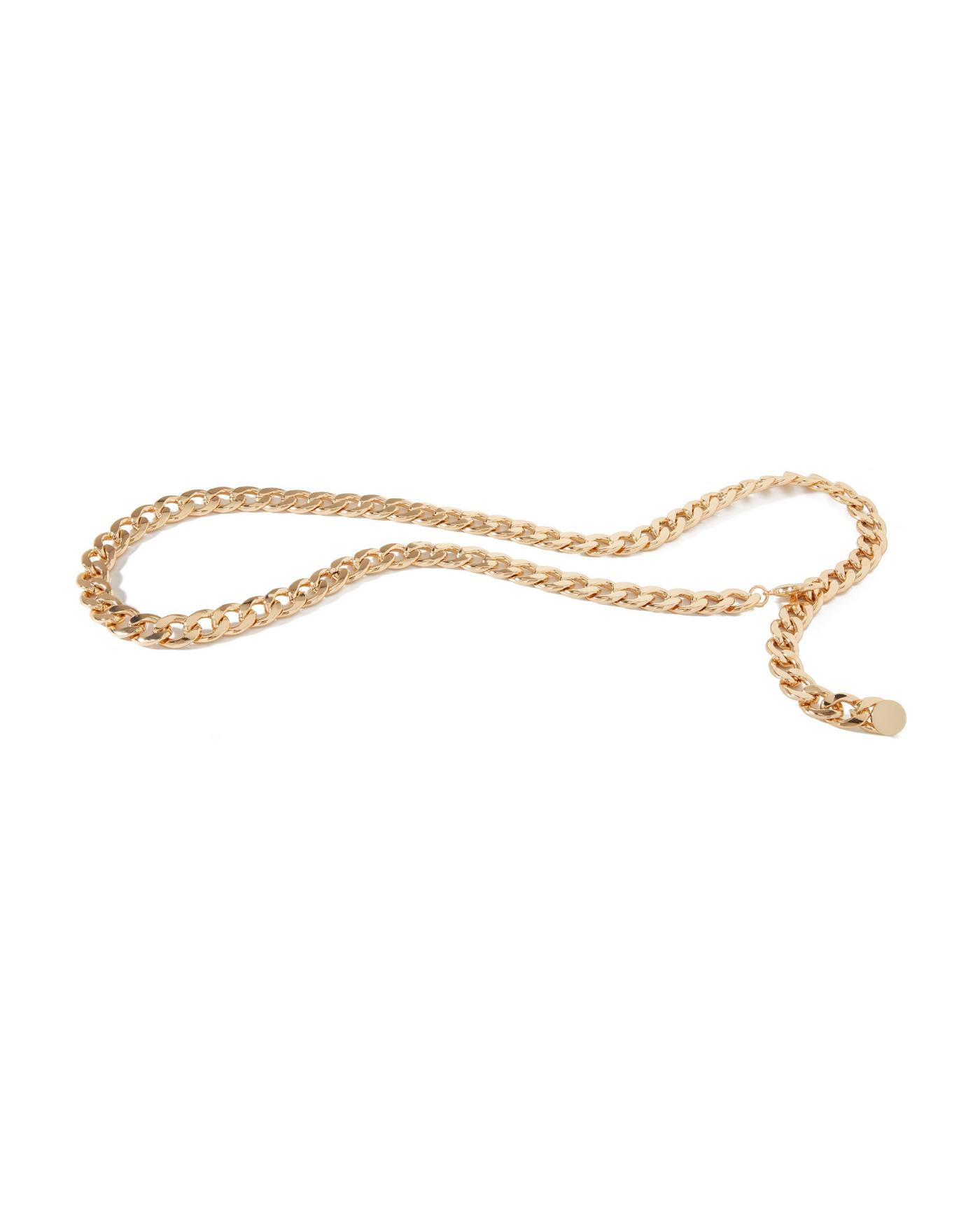 Chain Detail Belt - Gold | Boston Proper display picture 1