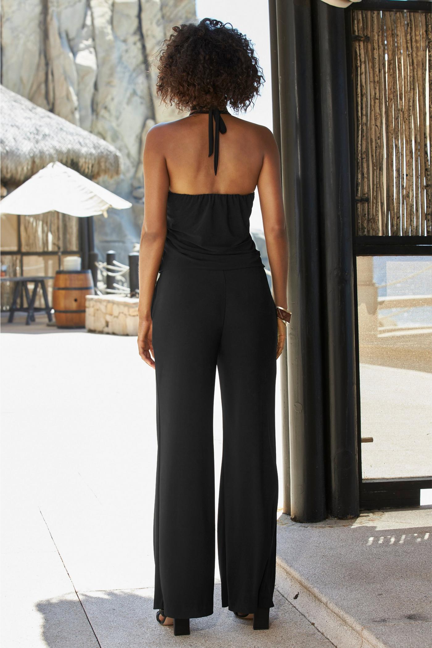 Hardware High Neck Jumpsuit Black Boston Proper