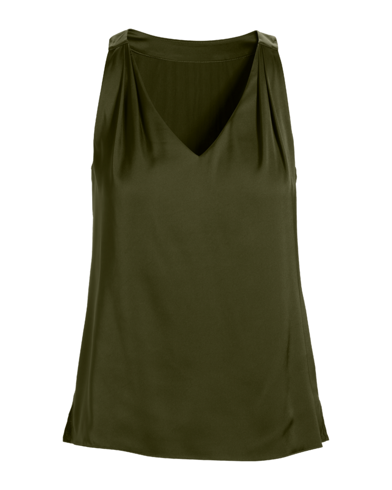 Relaxed Single Button Blazer Olive