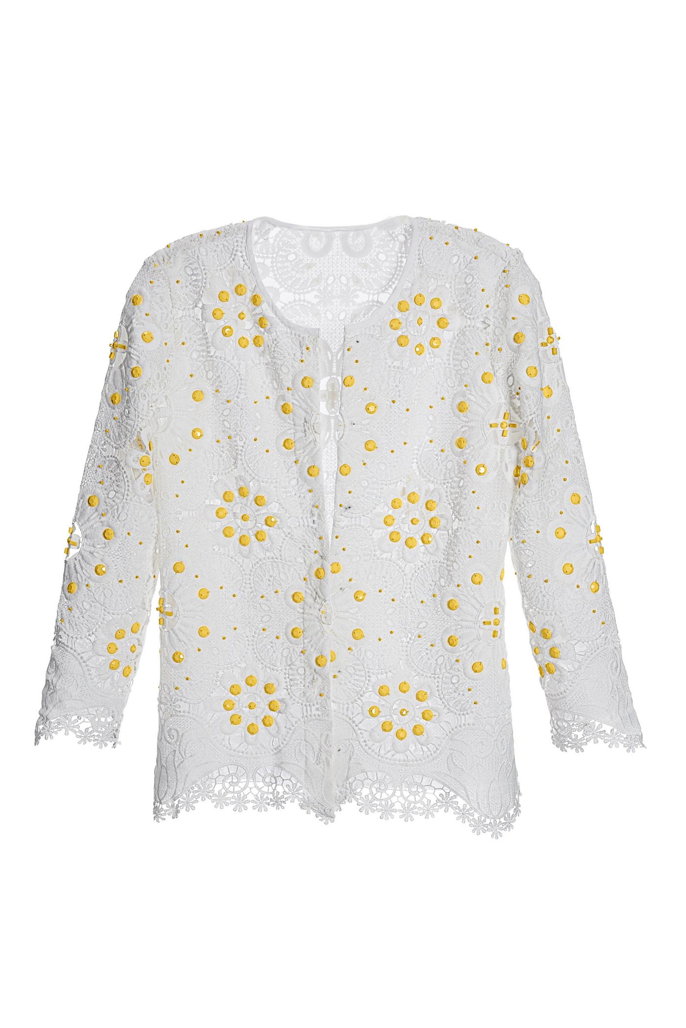 Beaded lace jacket sale