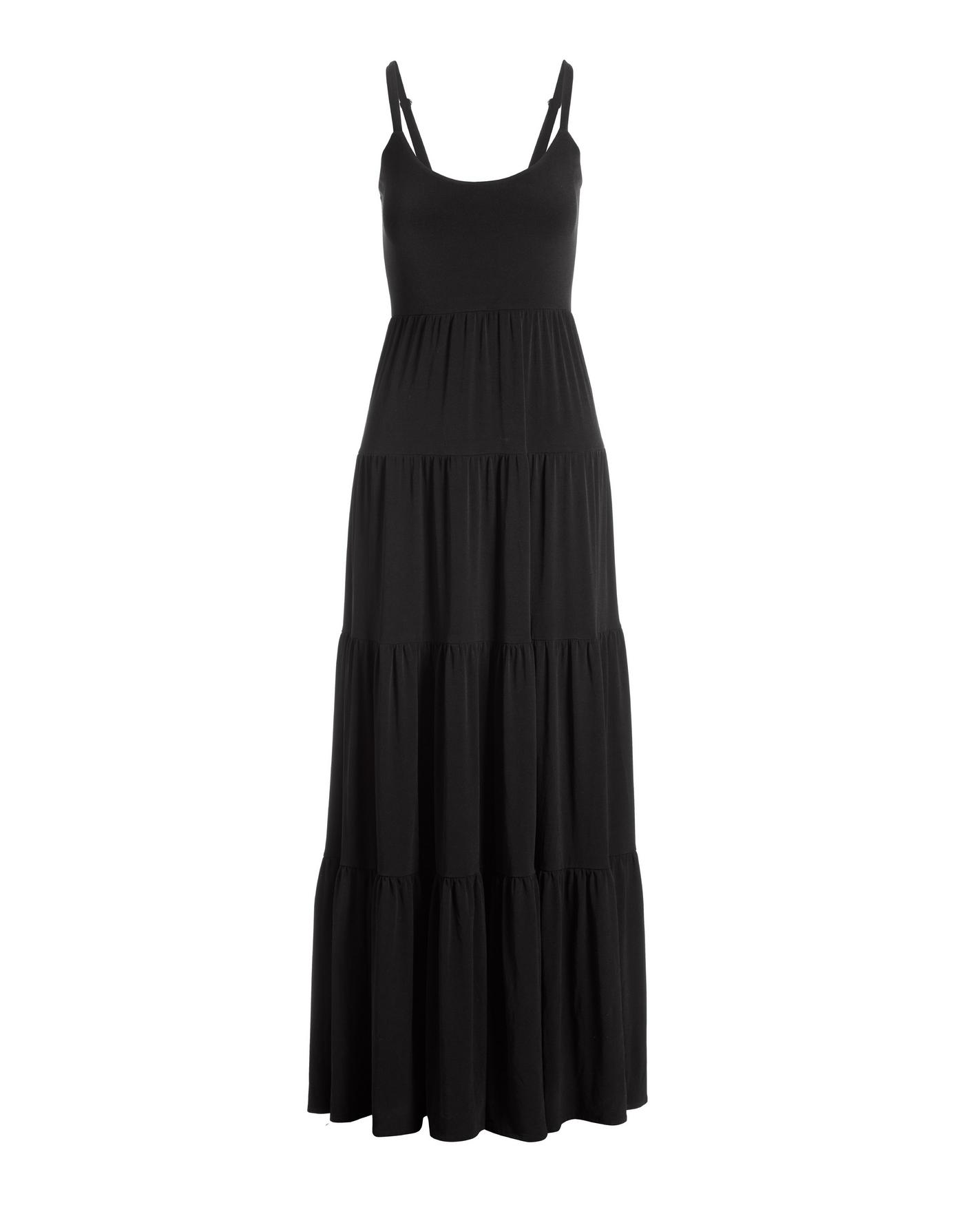 princess polly baby blue dress EVANS Plus Size Black Premium Smudge Print Tiered Maxi Dress