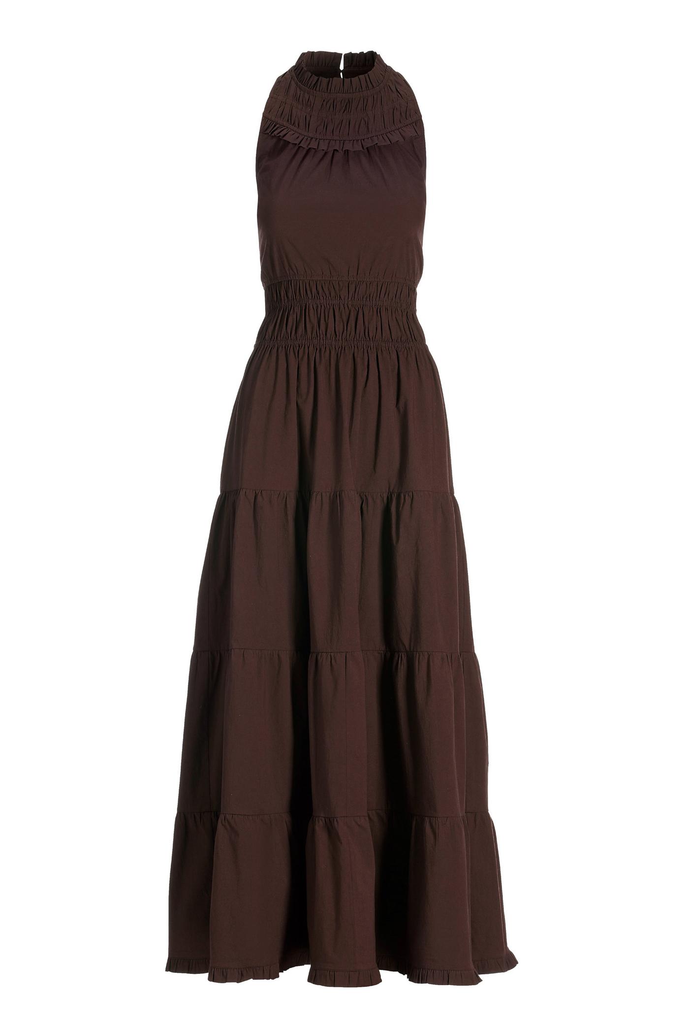 brown poplin dress Z SUPPLY Women's Reese Poplin Dress, Size XS, Brown
