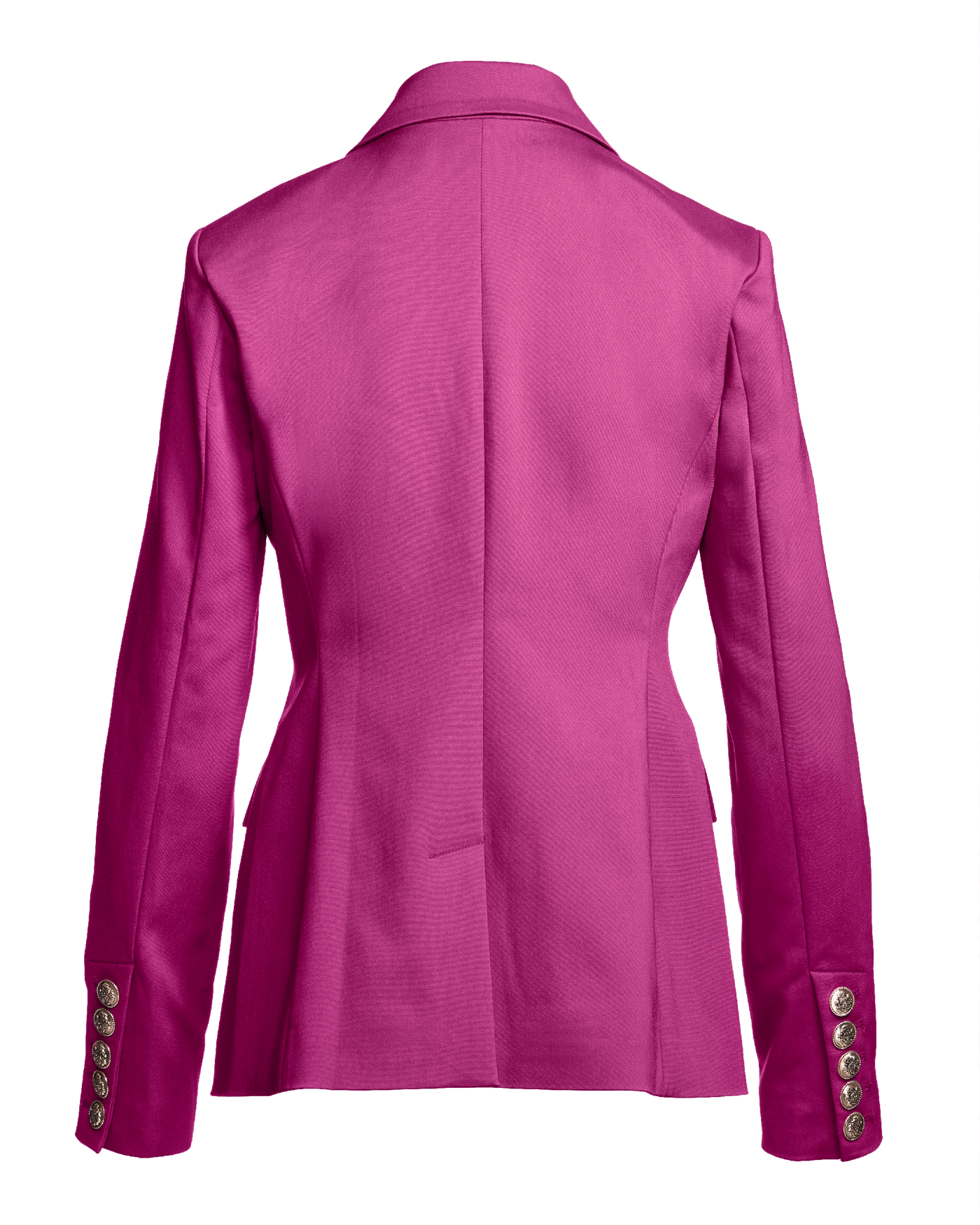 Modern Double-Breasted Blazer Festival Fuchsia