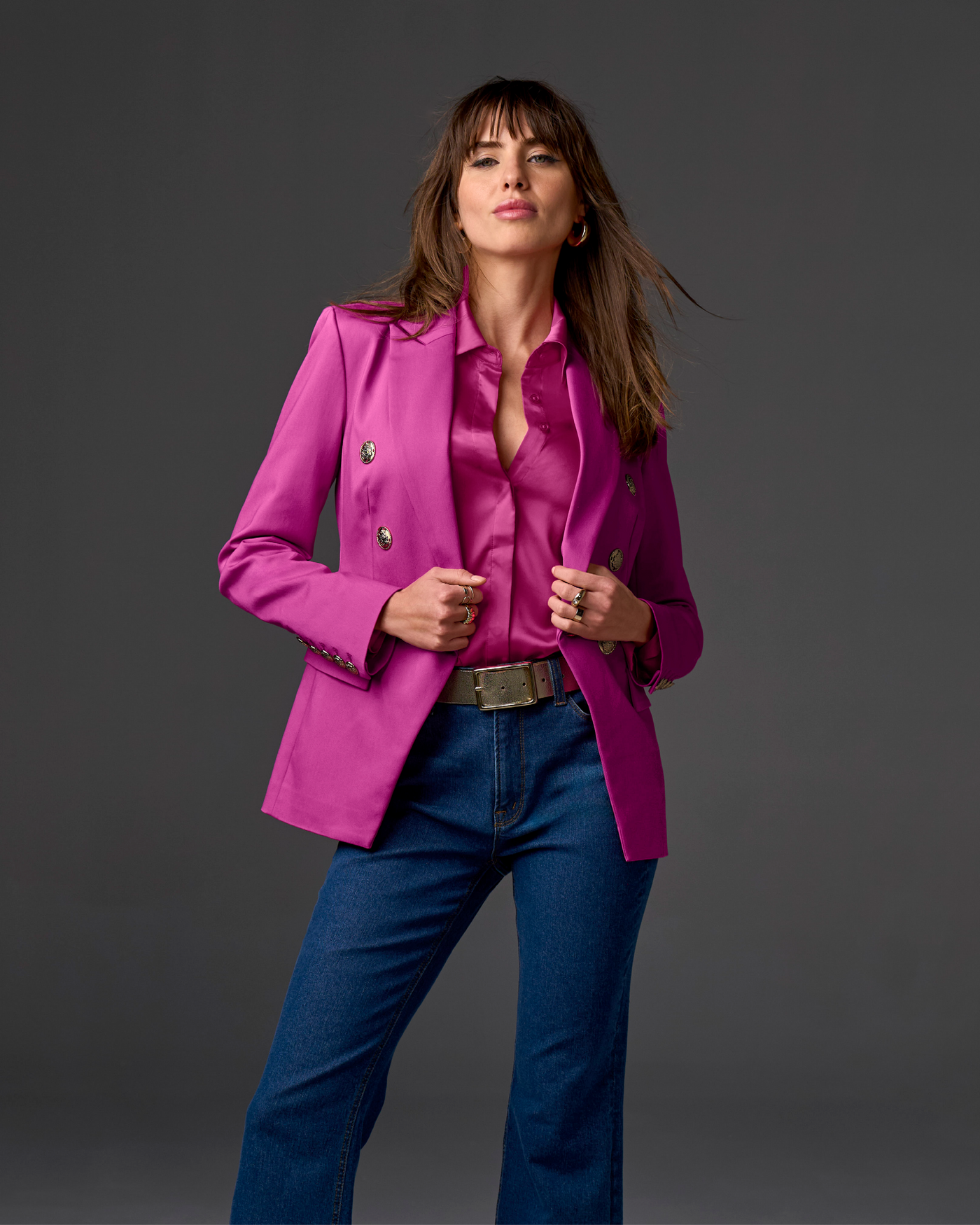 Boyfriend Blazer Macys Womens Pink Blazer Pink Ruched Sleeve