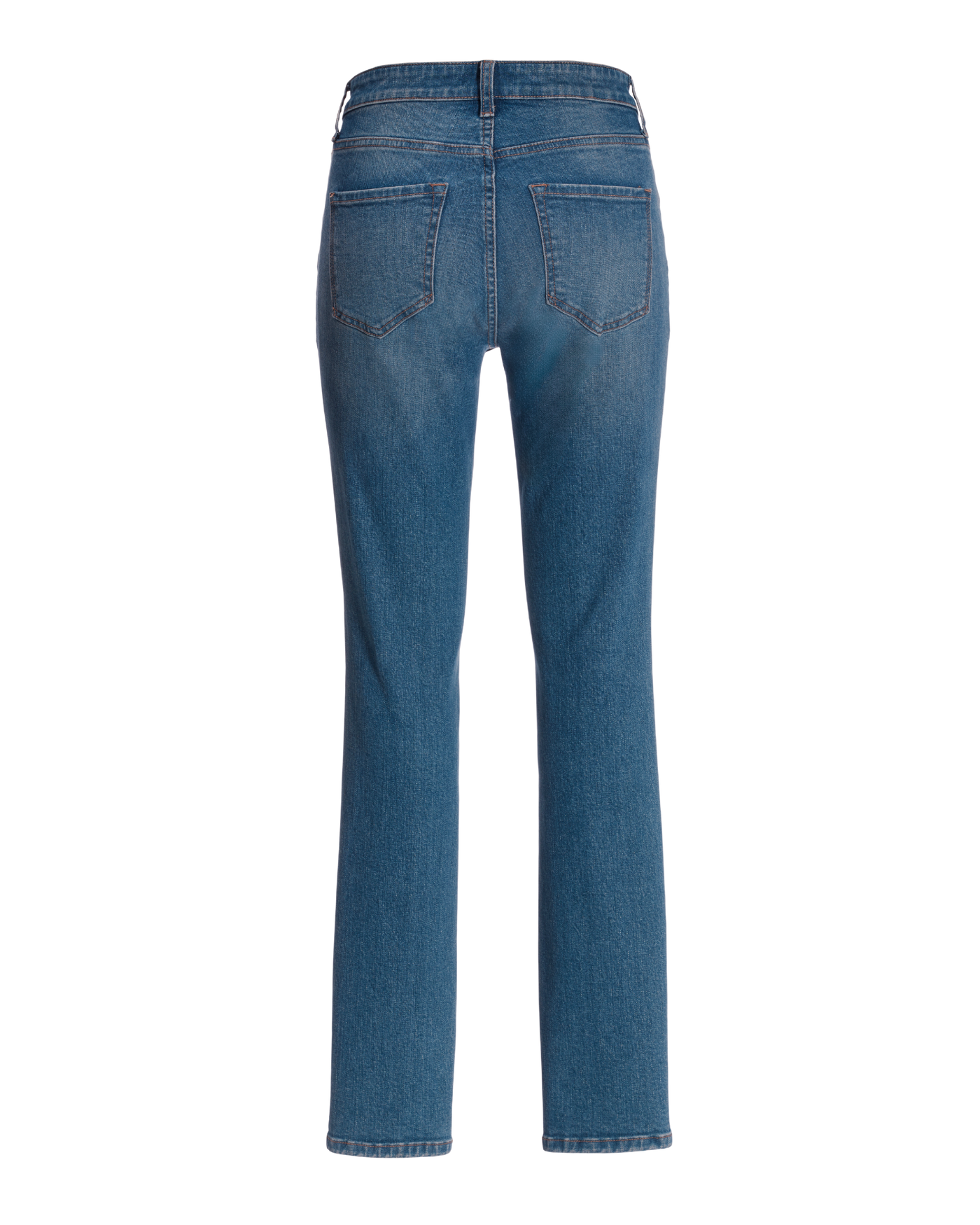 Newport High-Rise Slim Straight-Leg Jean Light Med Wash