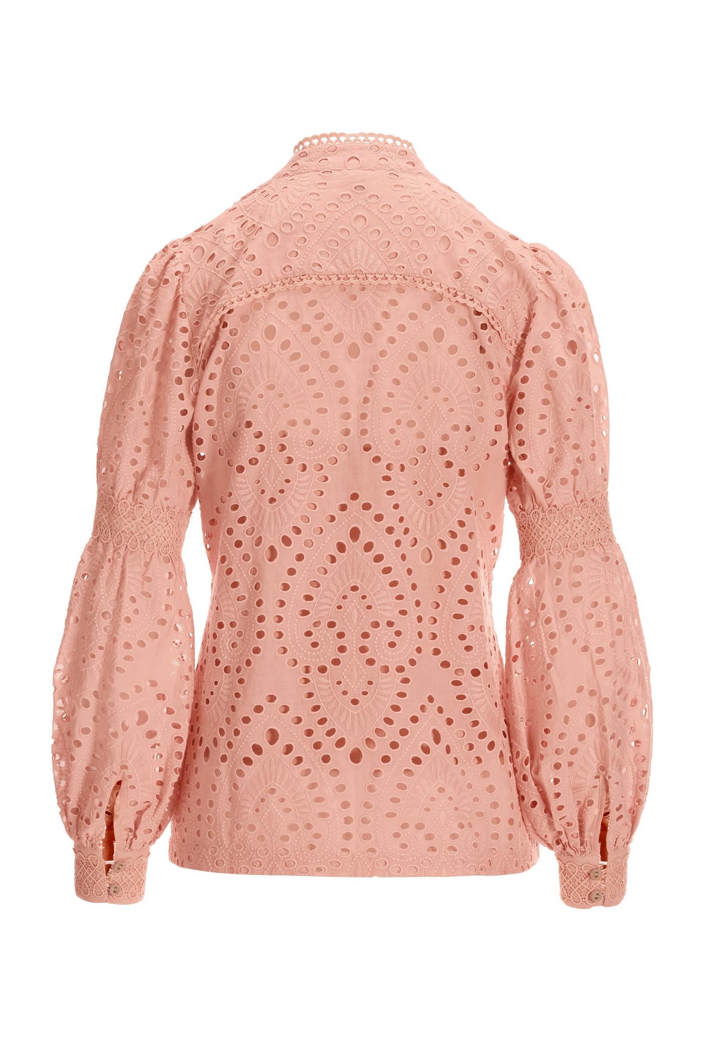 新品入荷 Rose Dusty - Shirt Eyelet Inset Lace | Proper Boston トップス