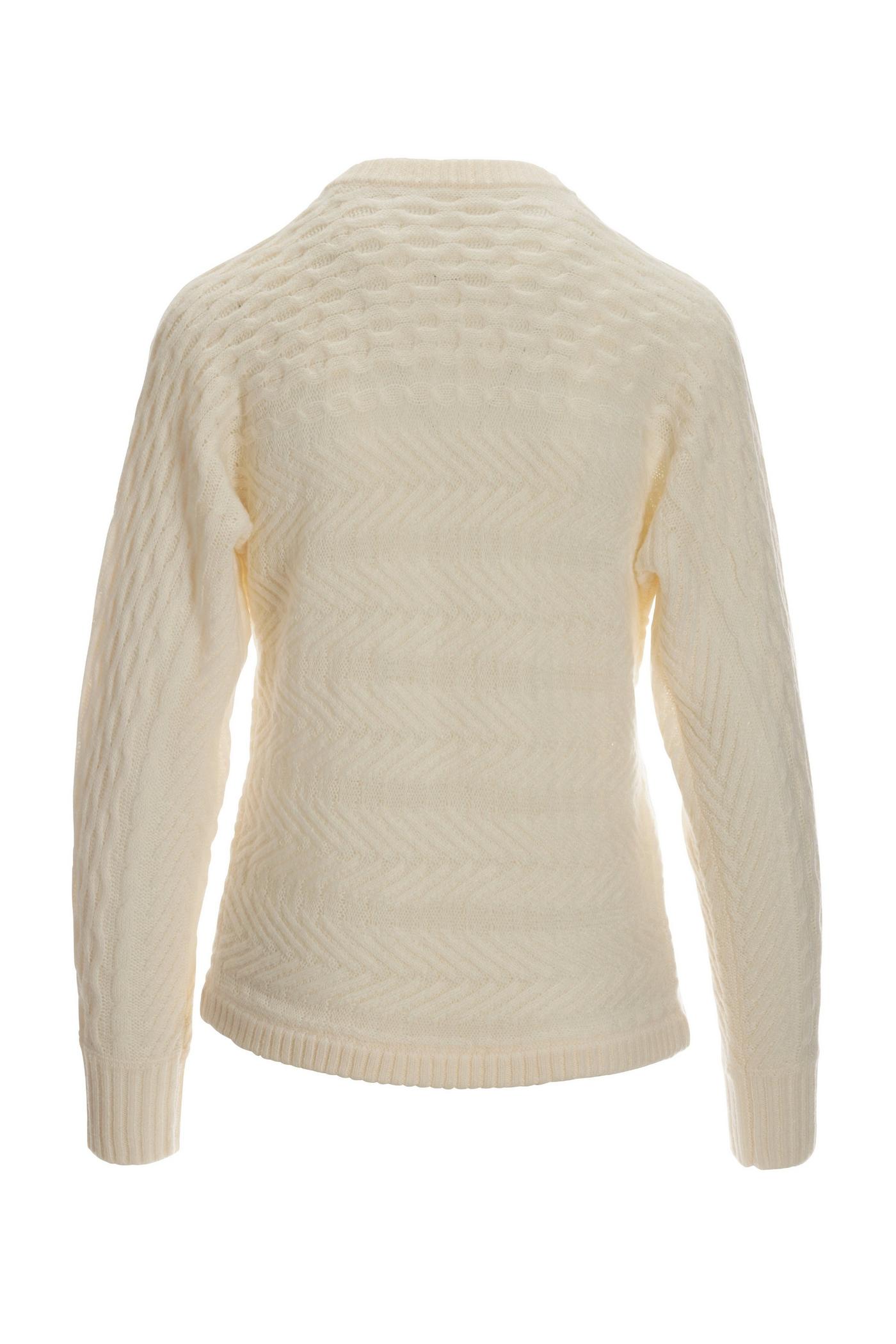 Cable Detail Cardigan and Cami Sweater Set Off White