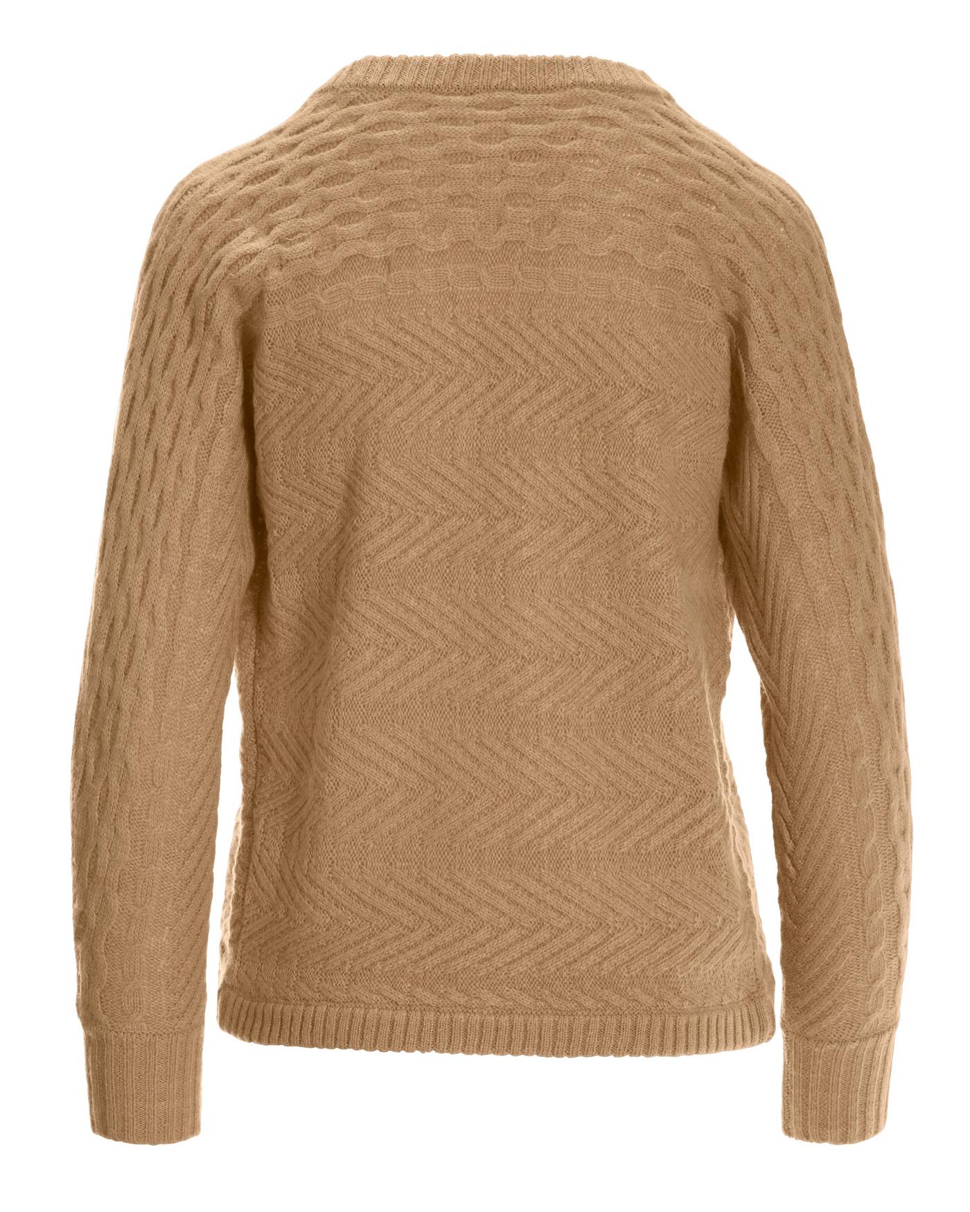 Cable Detail Cardigan and Cami Sweater Set Sesame