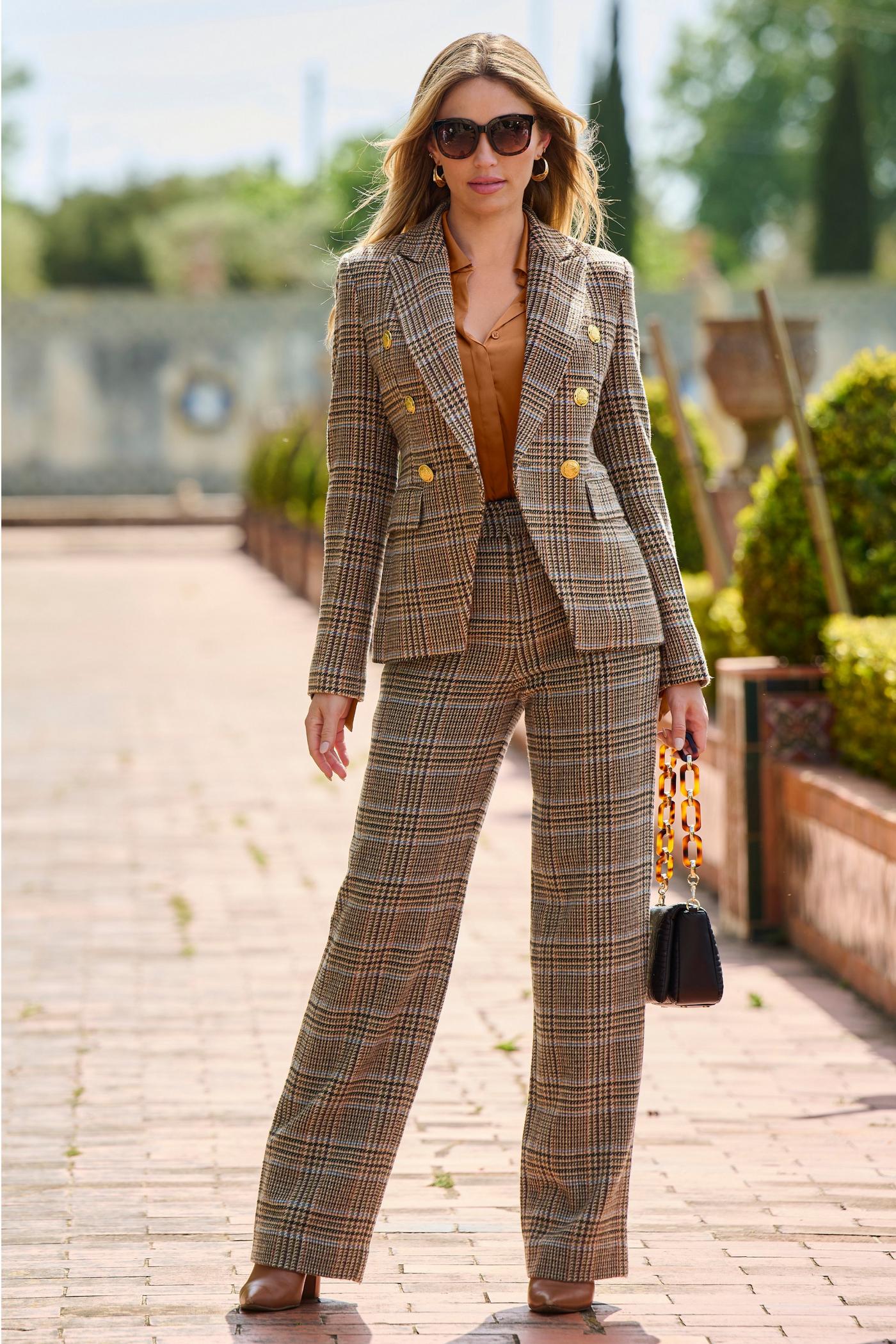 Checked Woven Pants | The Latest Scoop